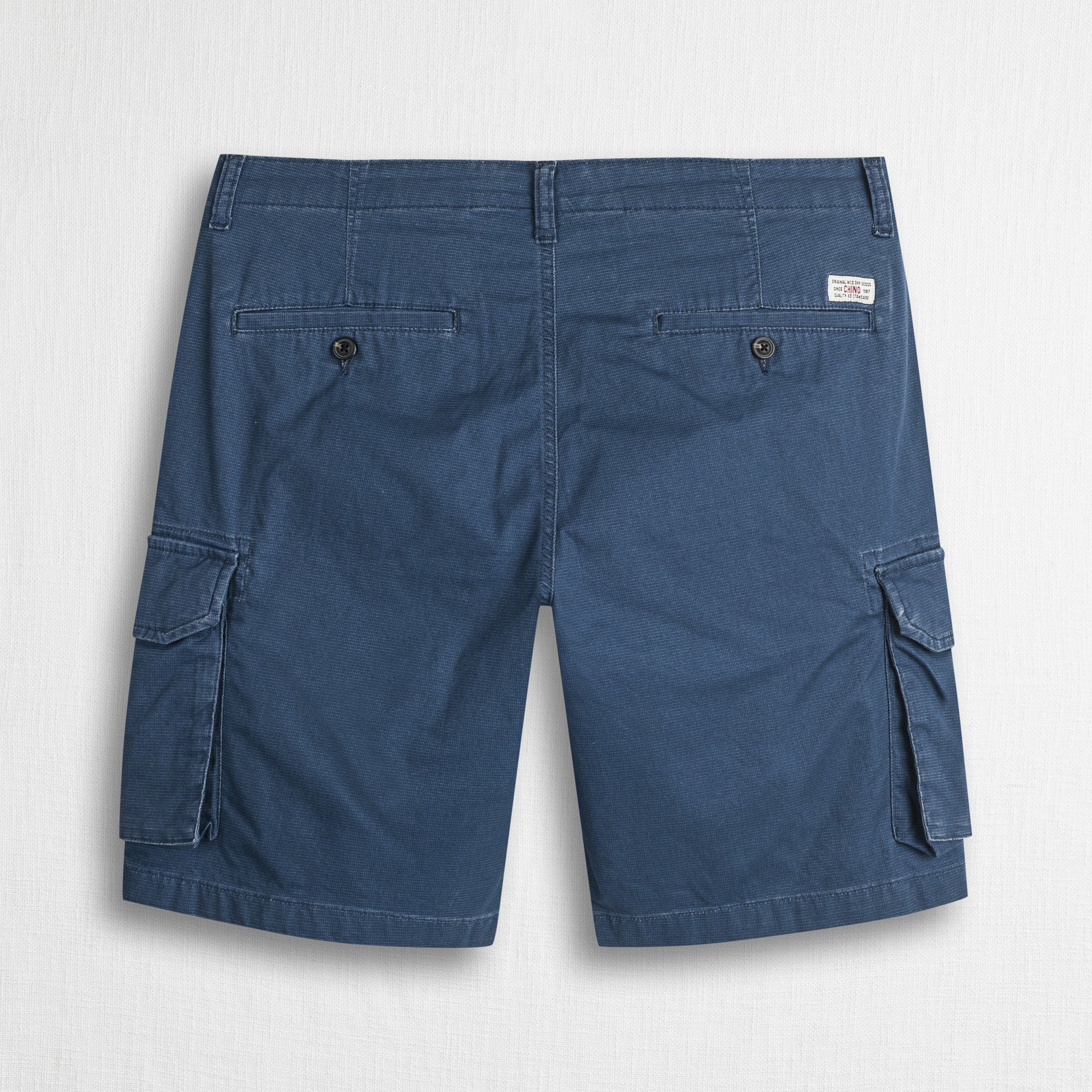 MCS Bermuda cargo corti in cotone stretch Blu