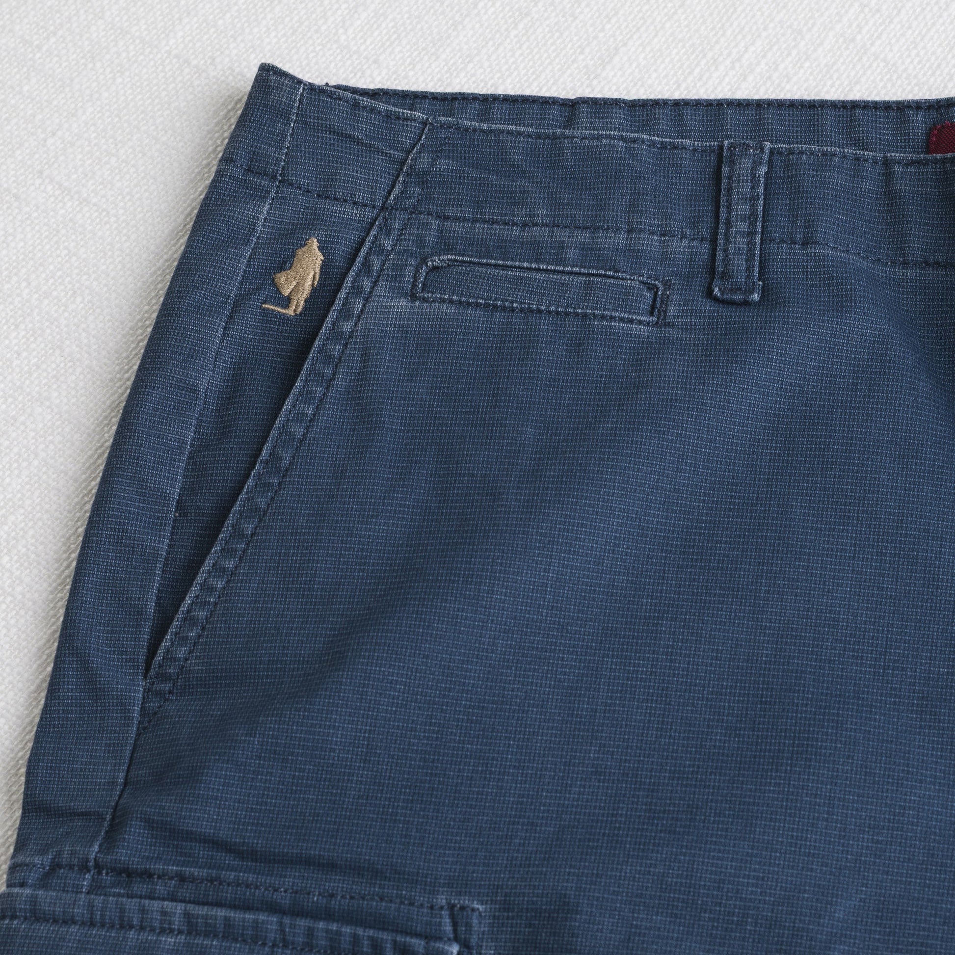 MCS Bermuda cargo corti in cotone stretch Blu