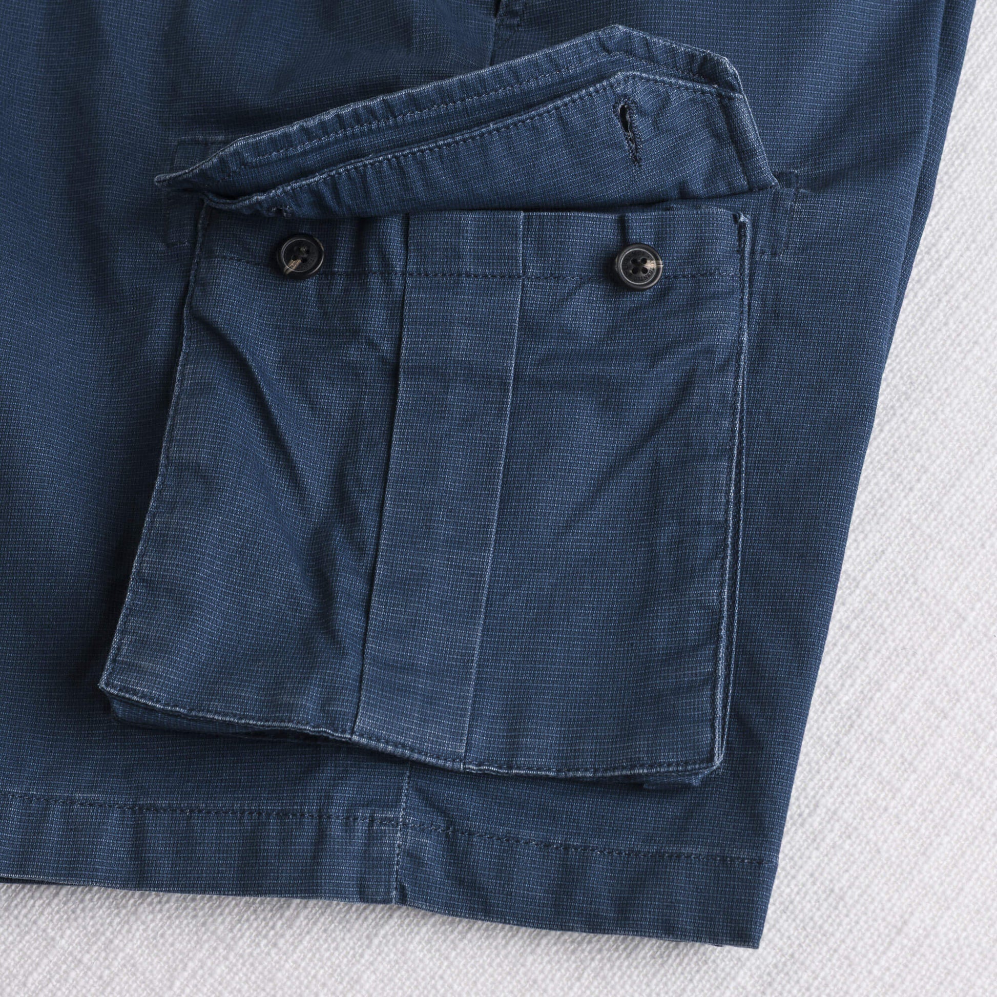 MCS Bermuda cargo corti in cotone stretch Blu