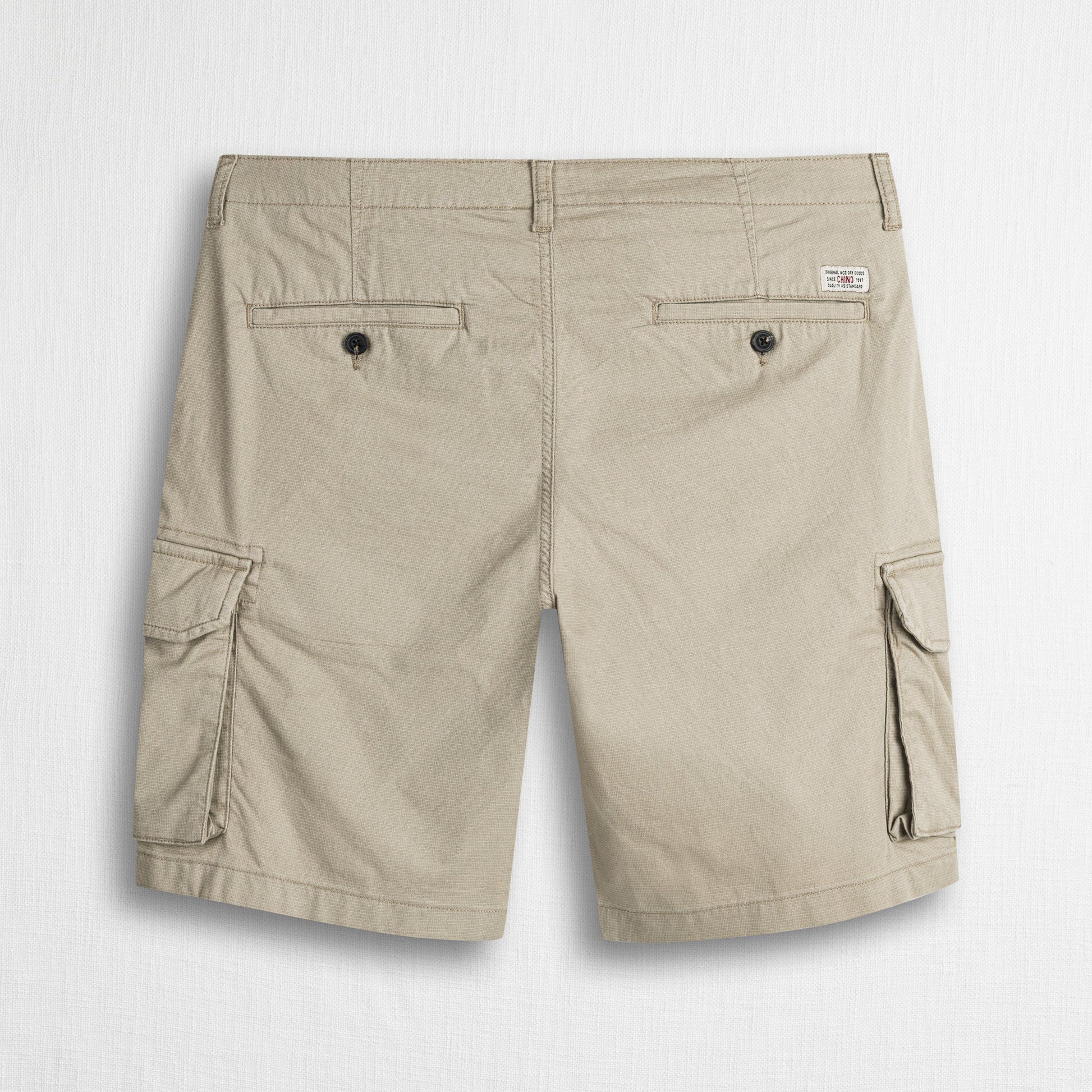 MCS Bermuda cargo corti in cotone stretch Beige
