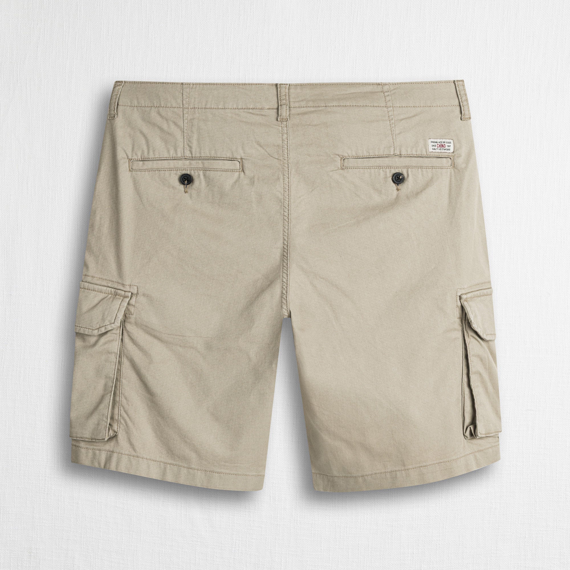 MCS Bermuda cargo corti in cotone stretch Beige