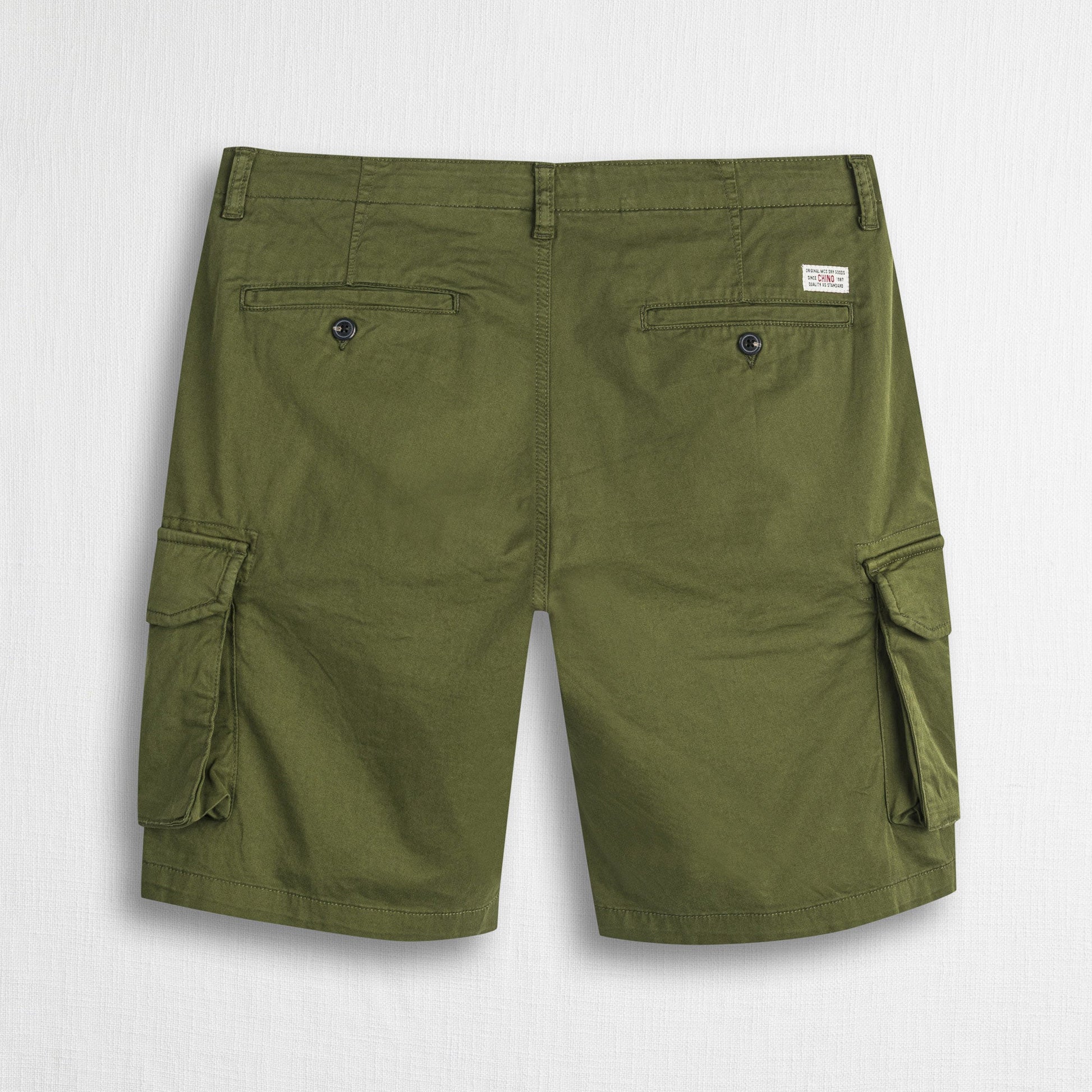 MCS Bermuda cargo in gabardina stretch Verde