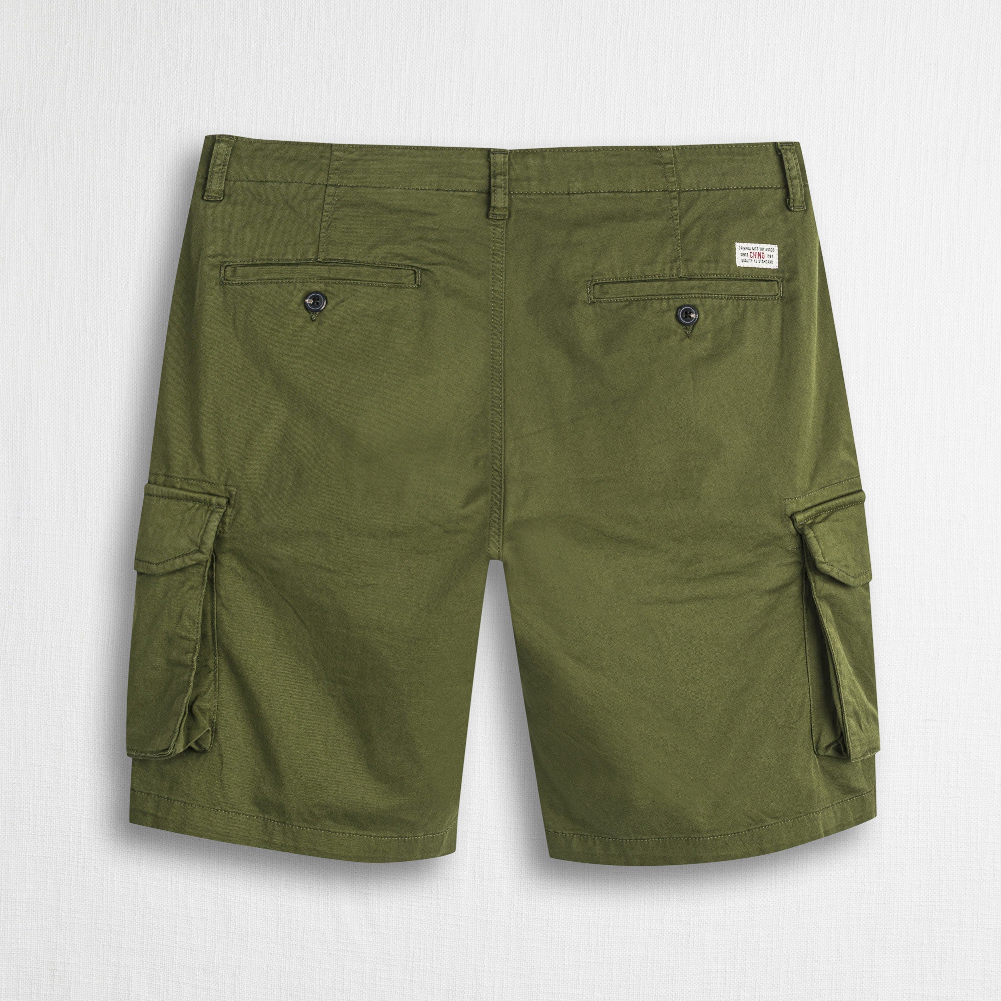MCS Bermuda cargo in gabardina stretch Verde