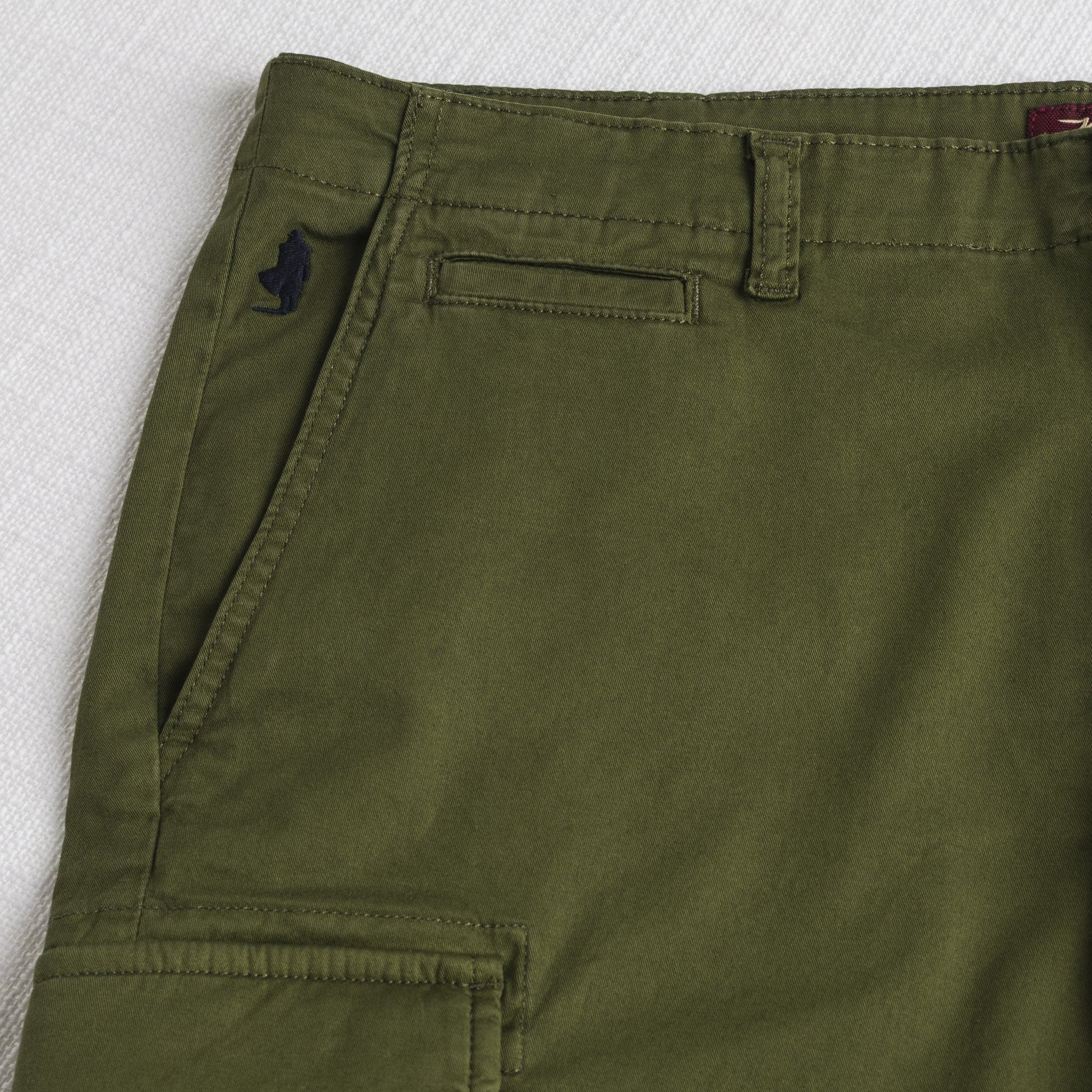 MCS Bermuda cargo in gabardina stretch Verde