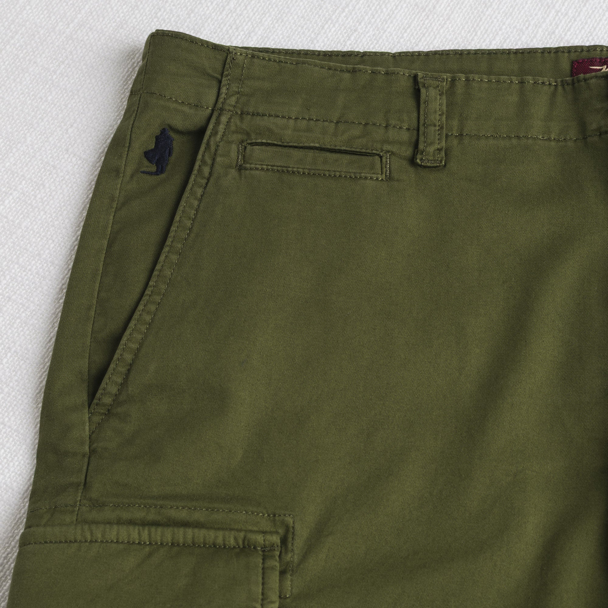 MCS Bermuda cargo in gabardina stretch Verde