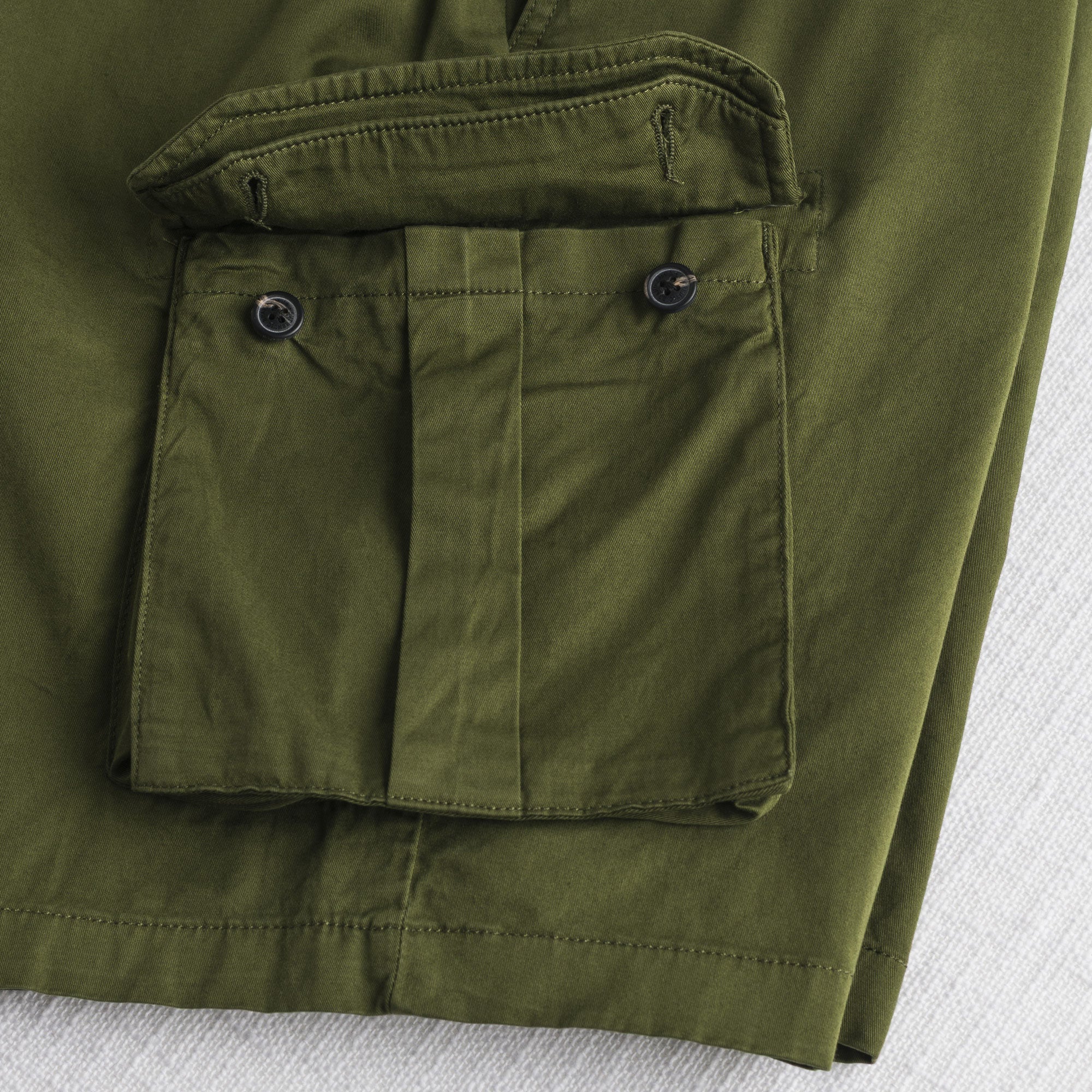 MCS Bermuda cargo in gabardina stretch Verde