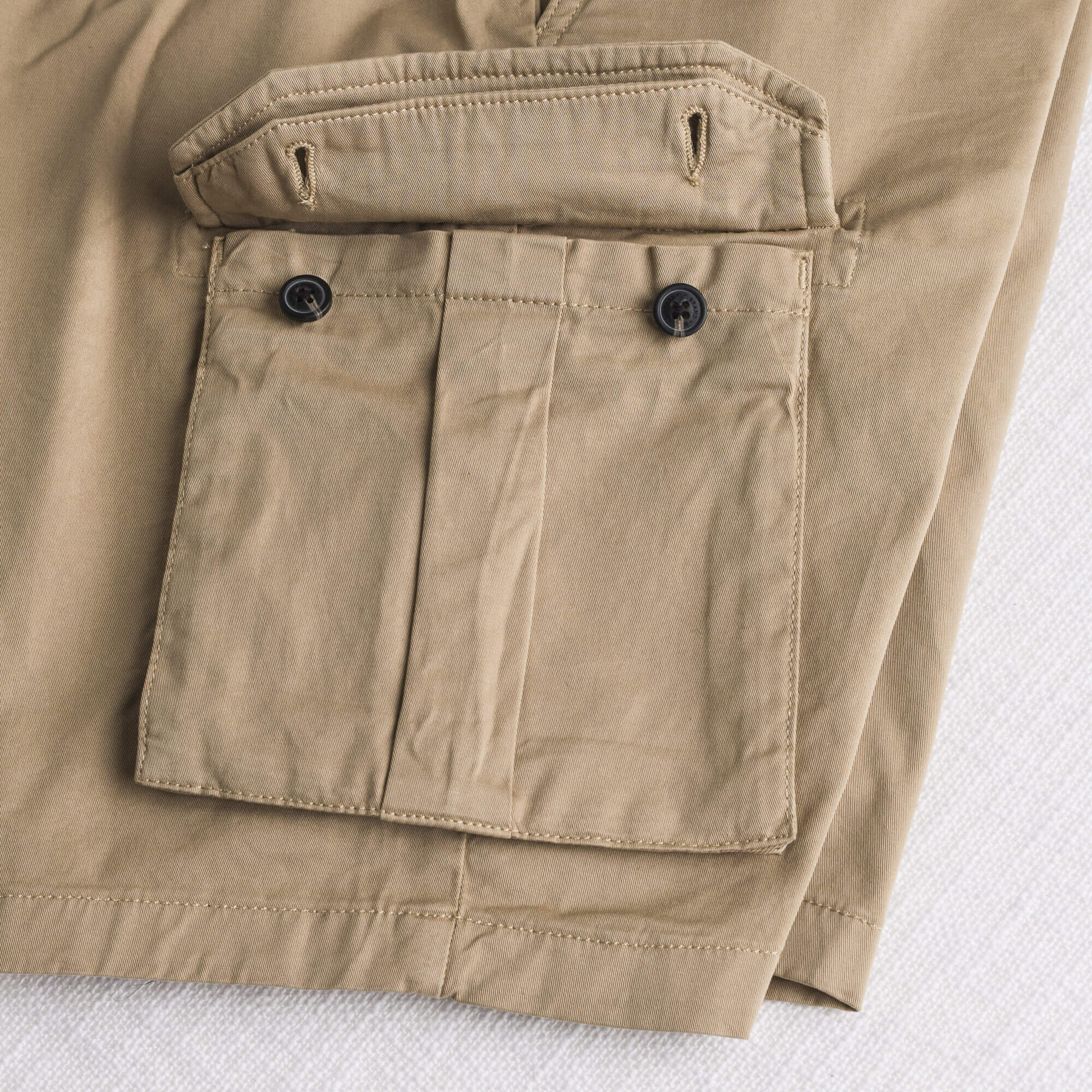 MCS Bermuda cargo in gabardina stretch Beige