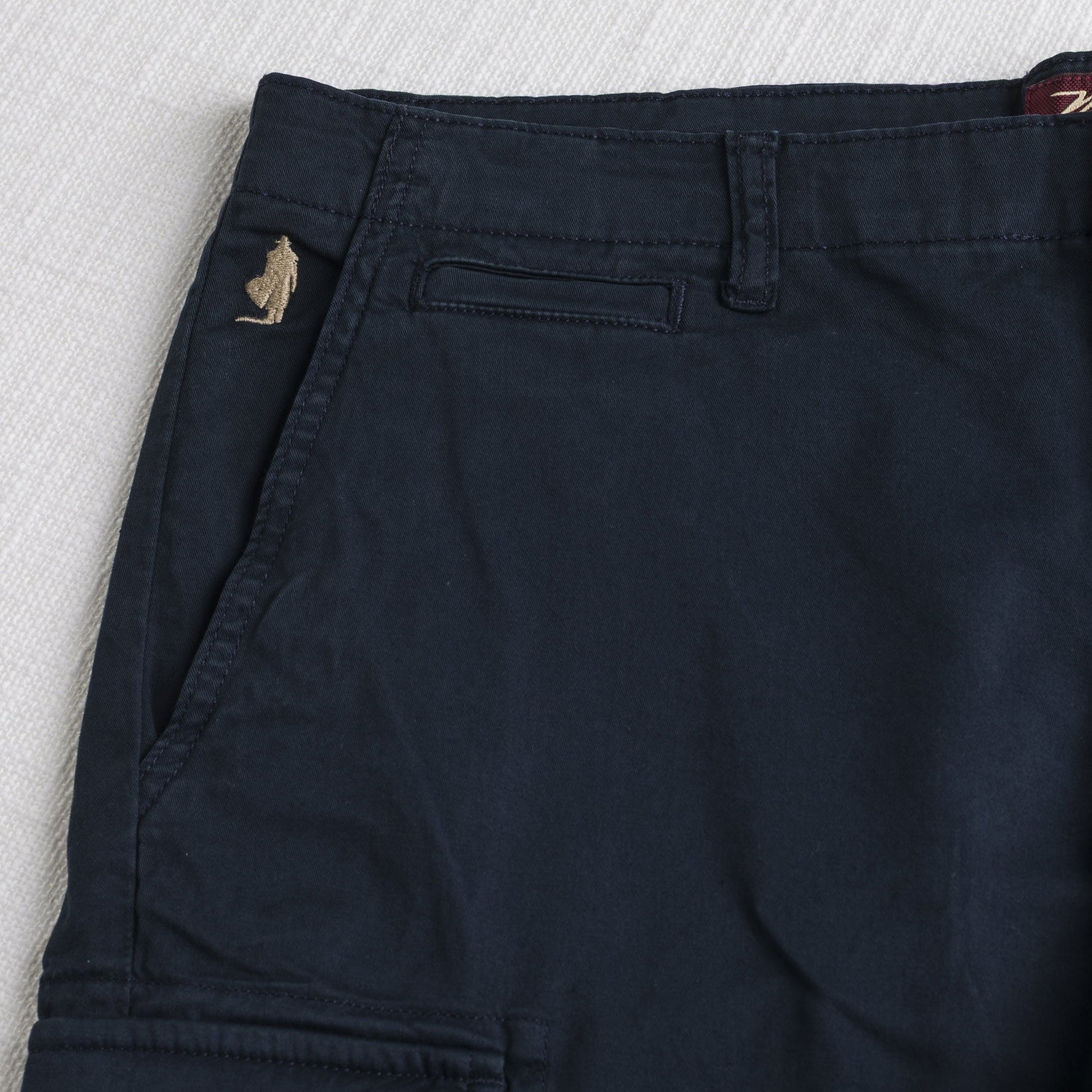 MCS Bermuda cargo in gabardina stretch Blu