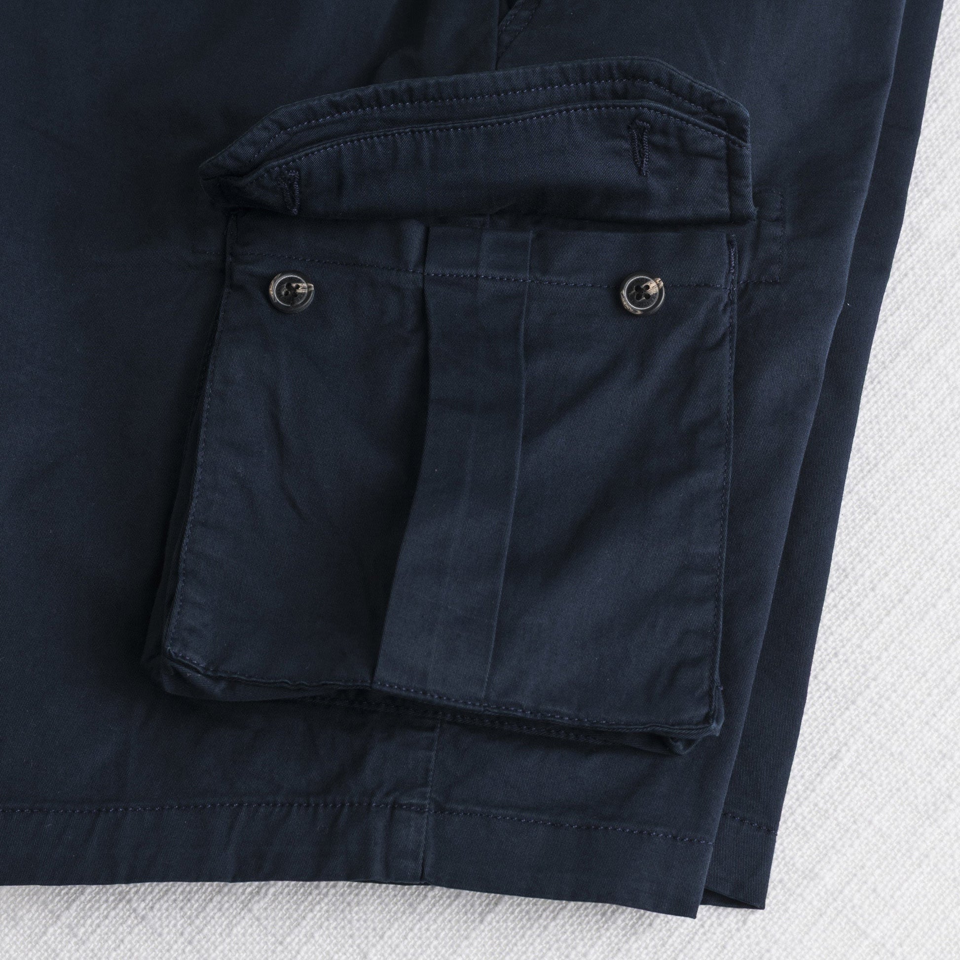 MCS Bermuda cargo in gabardina stretch Blu