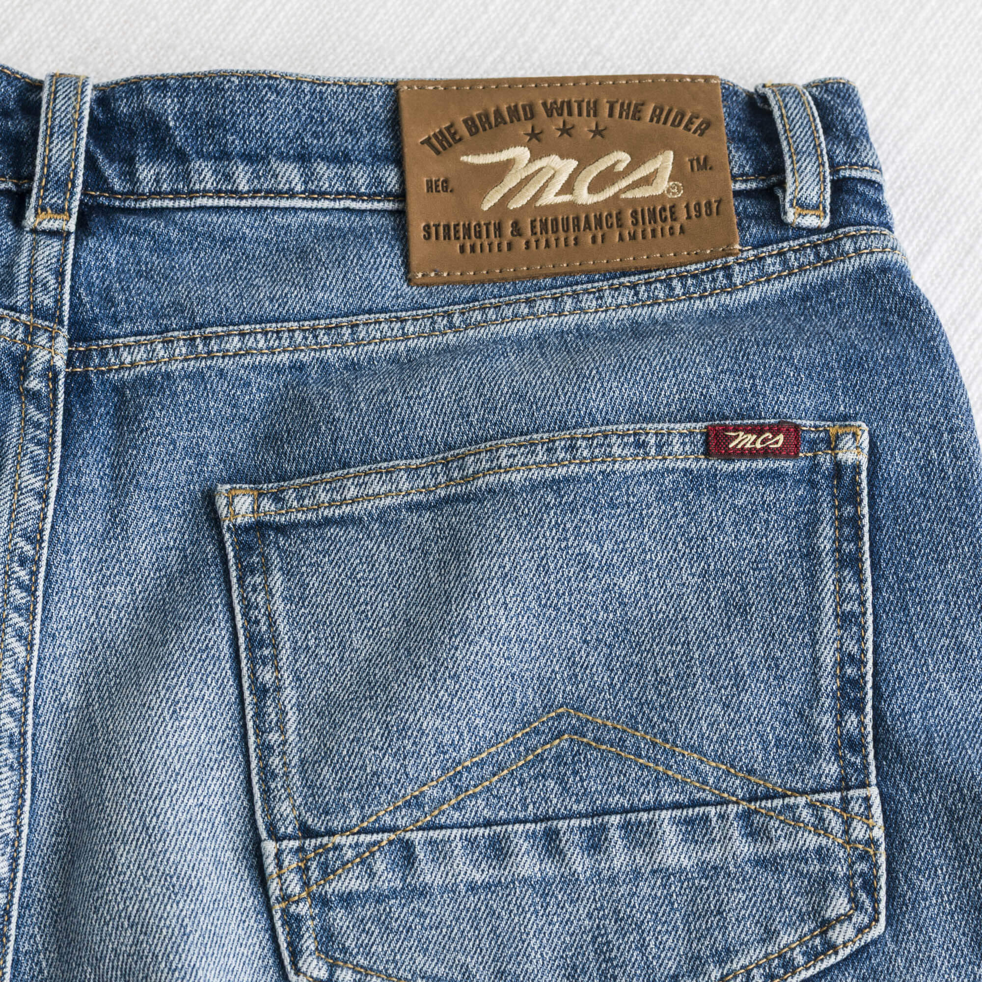 MCS Bermuda corti in denim Blu