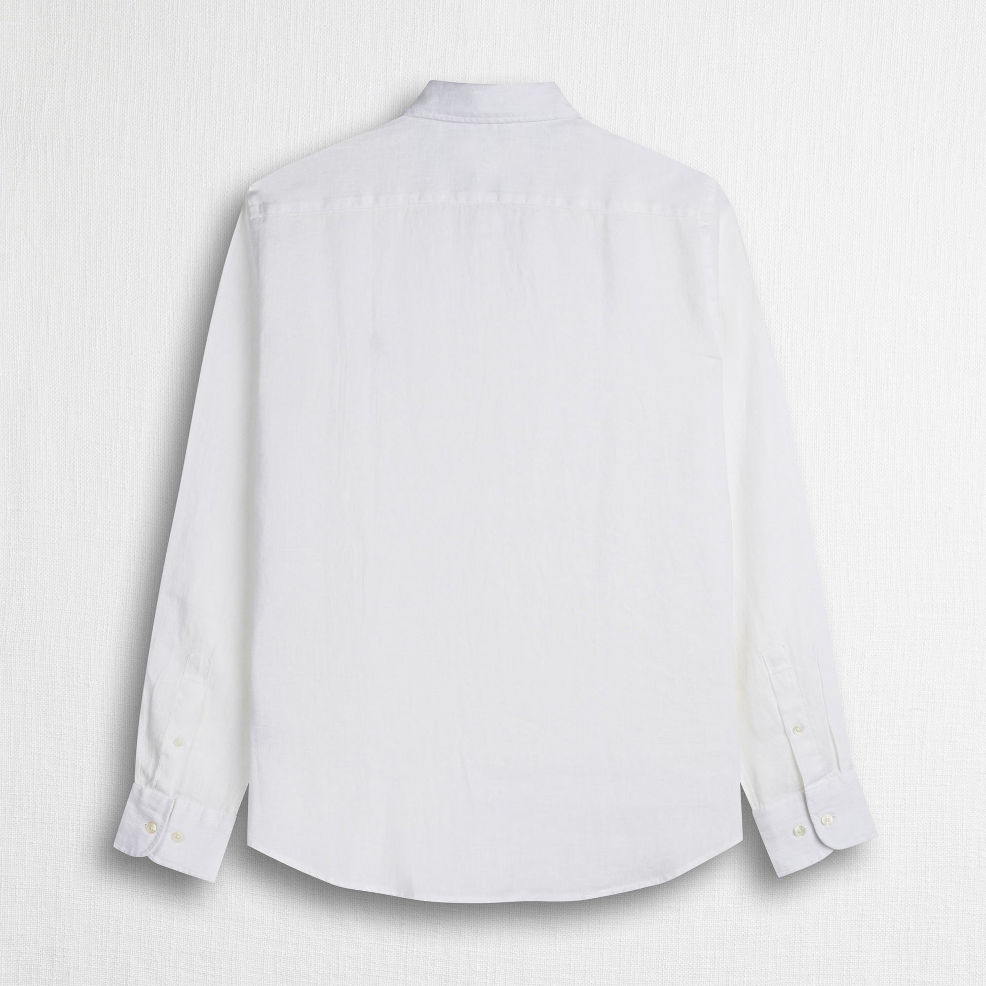 MCS Camicia 100% lino manica lunga Bianco