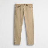 Jeans 5 tasche casual in popeline stretch - Khaky
