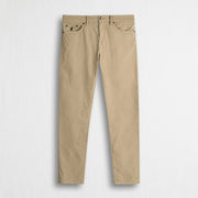Jeans 5 tasche casual in popeline stretch - Khaky