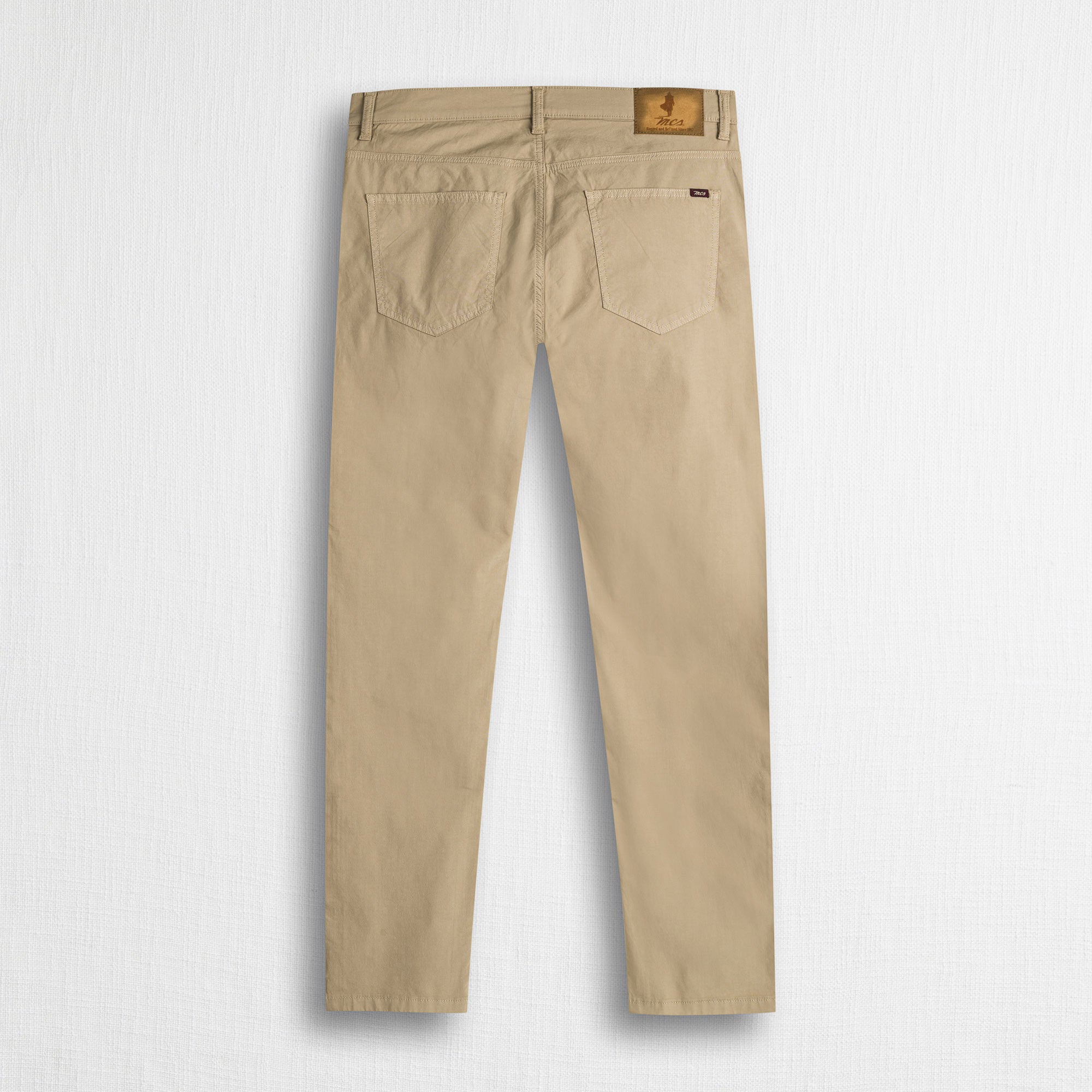 Jeans 5 tasche casual in popeline stretch - Khaky