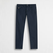 Jeans 5 tasche casual in popeline stretch - Navy Blue