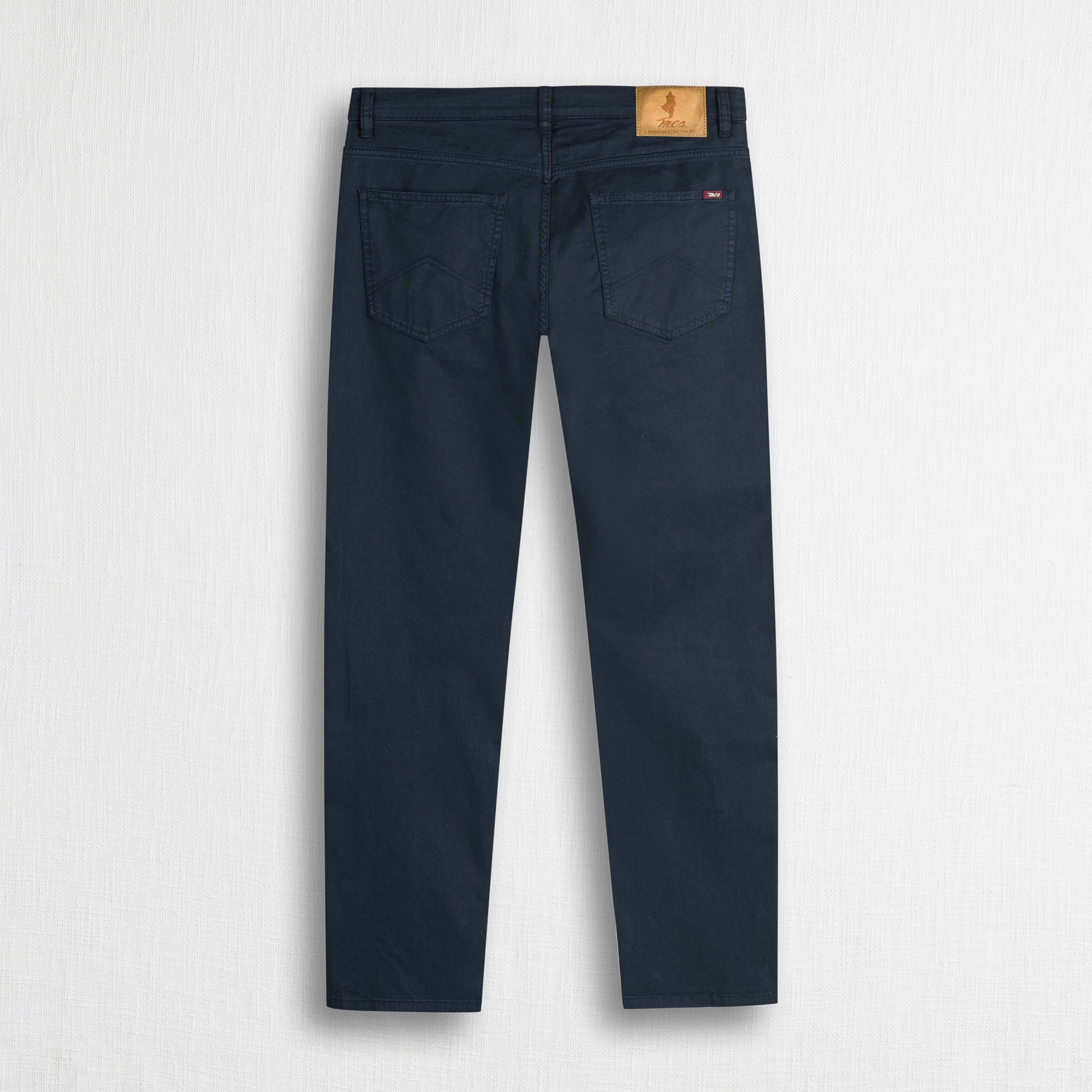 Jeans 5 tasche in gabardina - Navy Blue