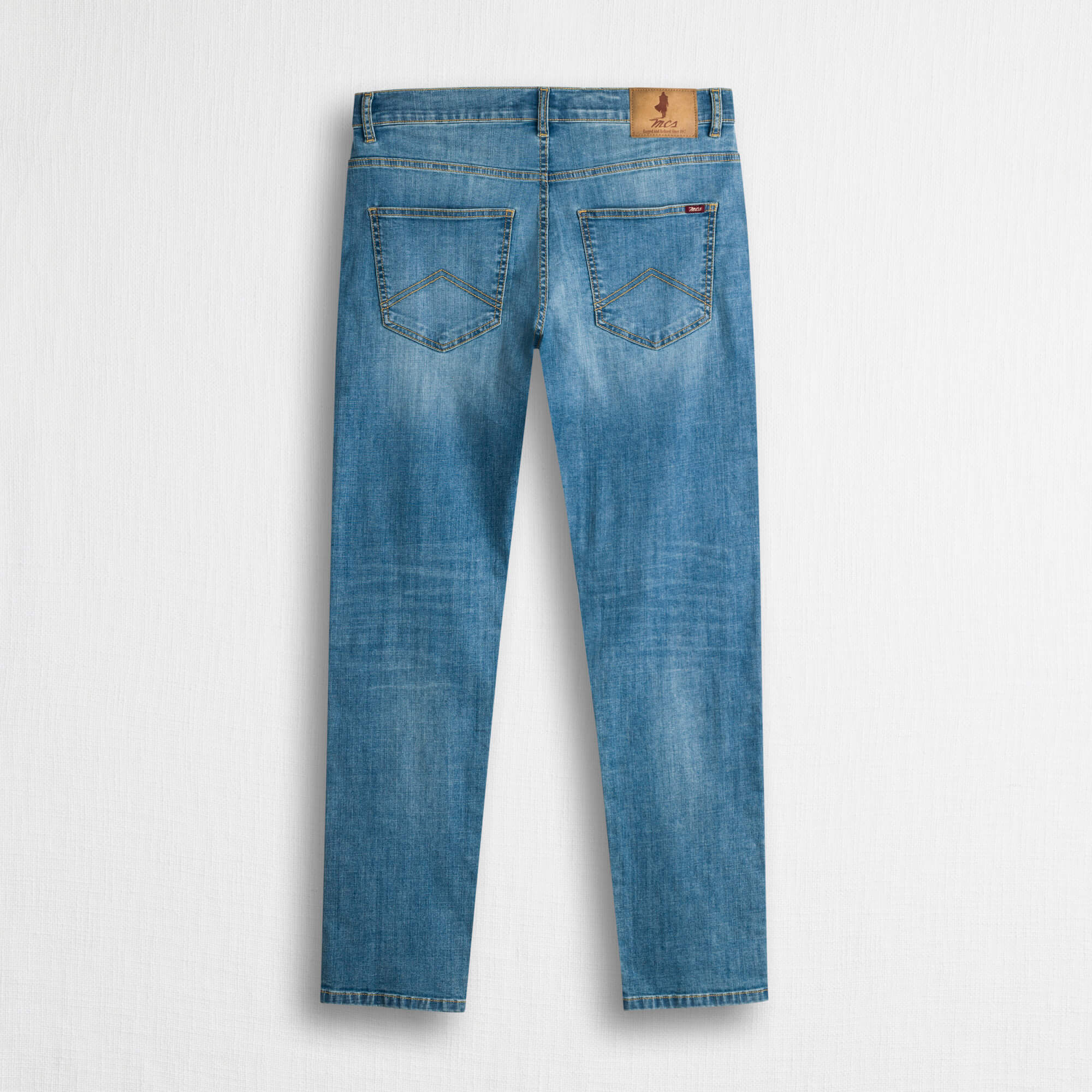 MCS Jeans Leggero Essential Slim Blu