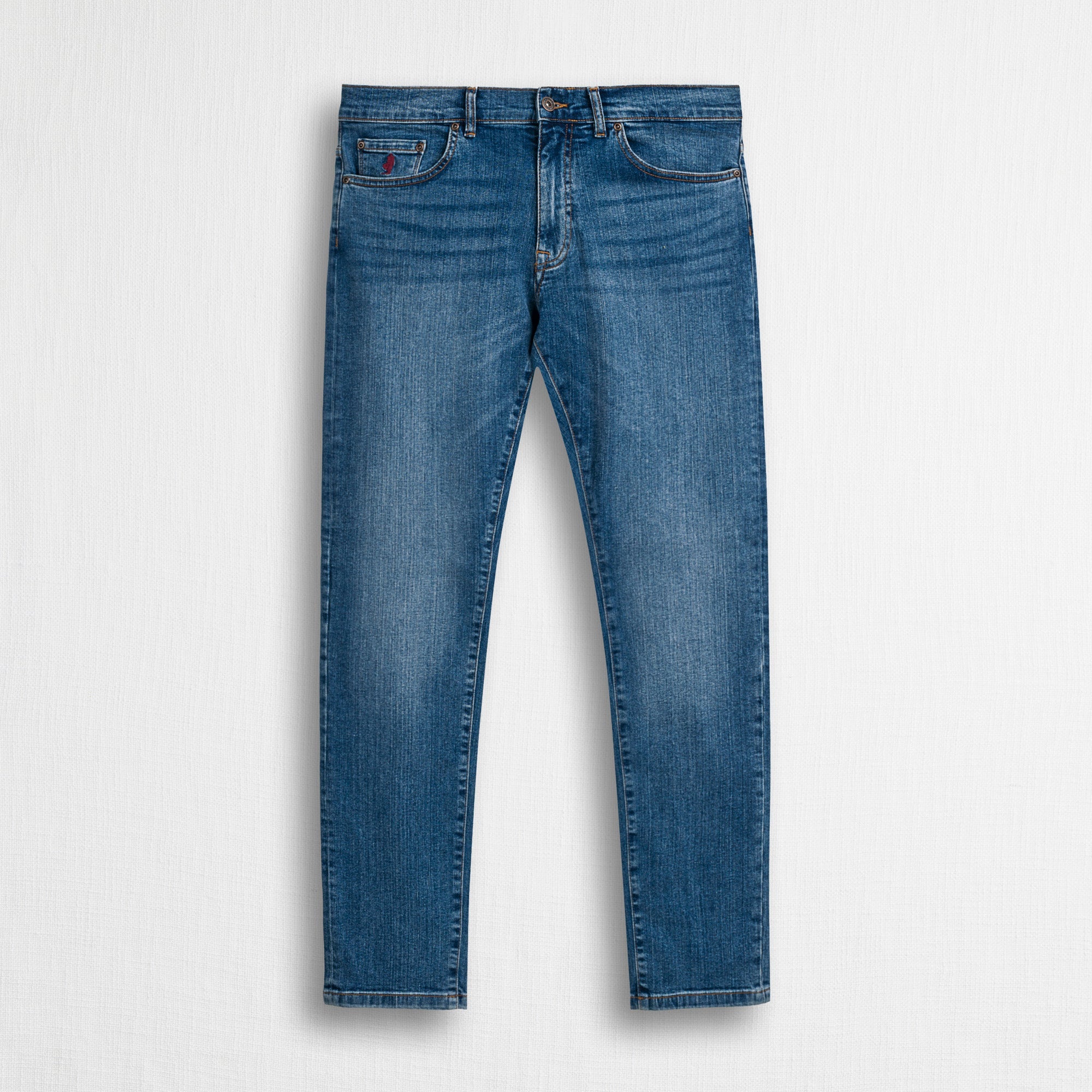MCS Jeans Stretch Slim Blu