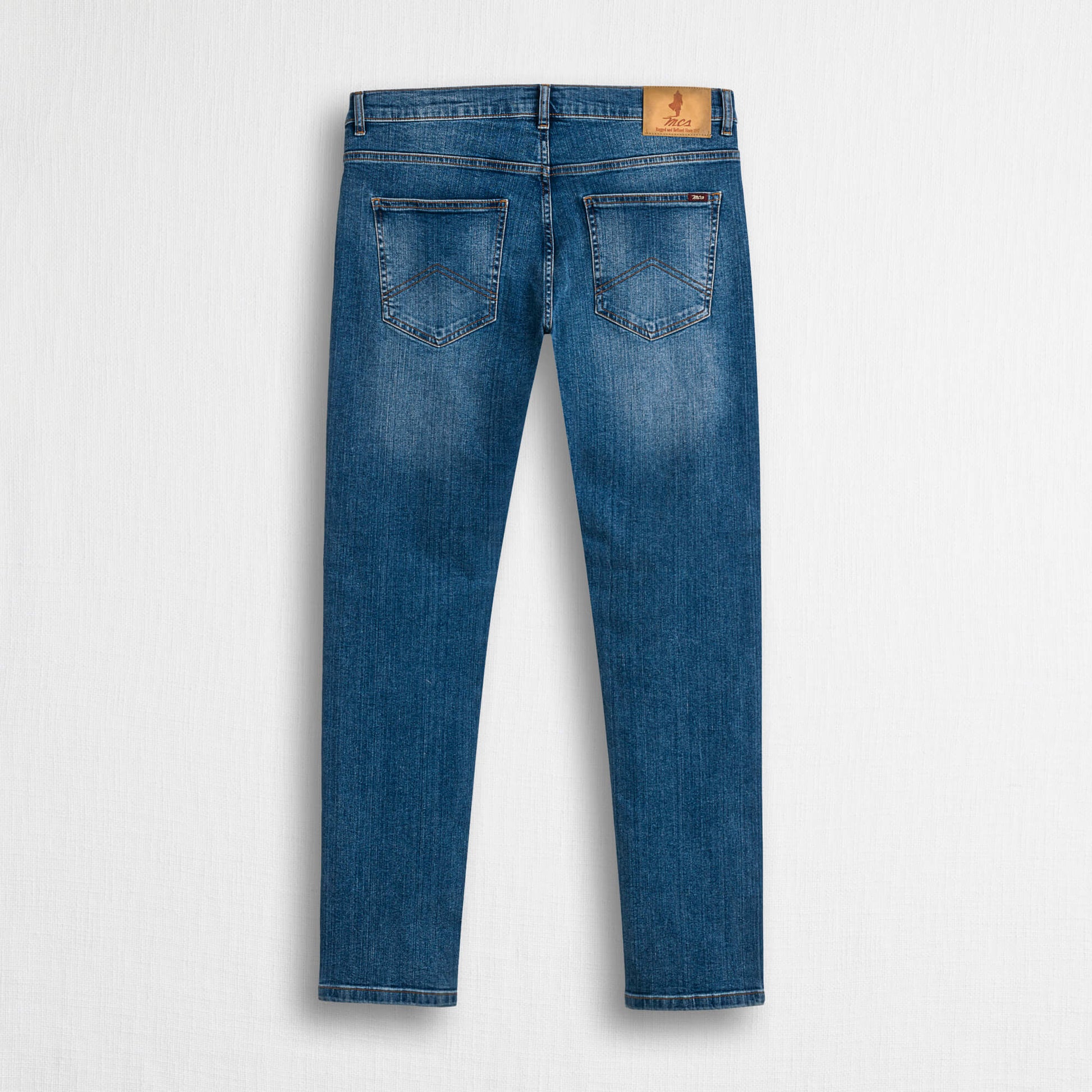 MCS Jeans Stretch Slim Blu