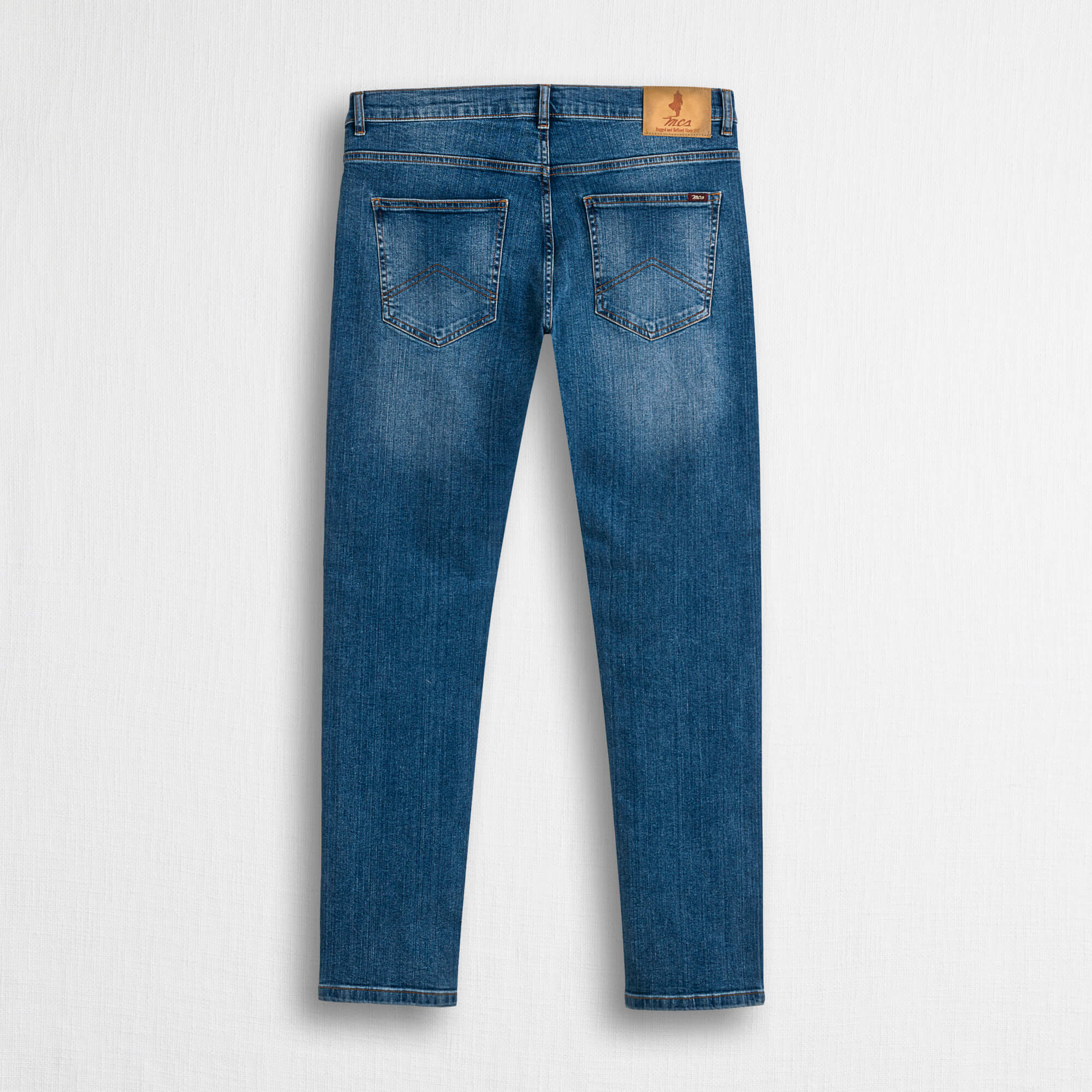 MCS Jeans Stretch Slim Blu