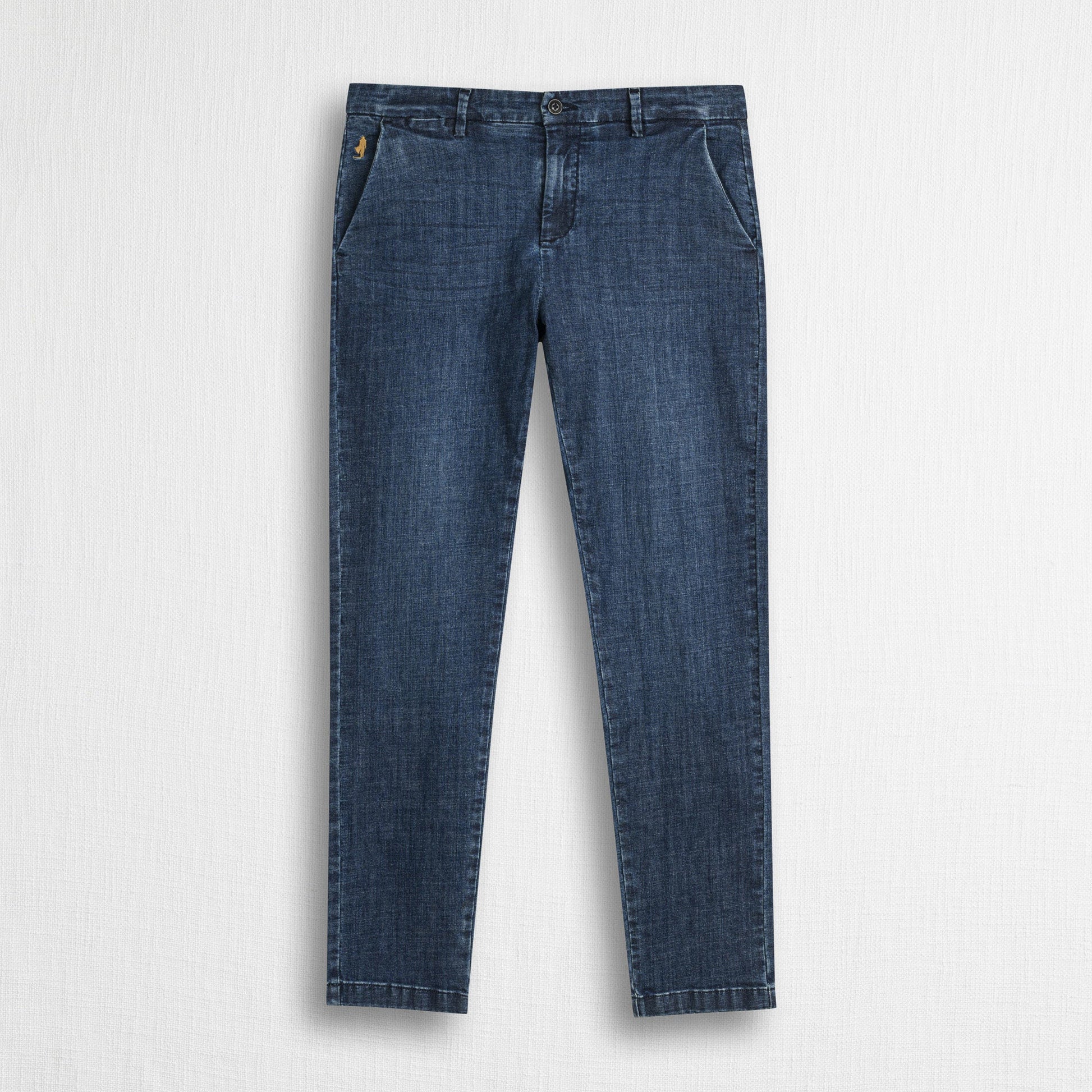 MCS Pantalone chino in denim leggero Blu