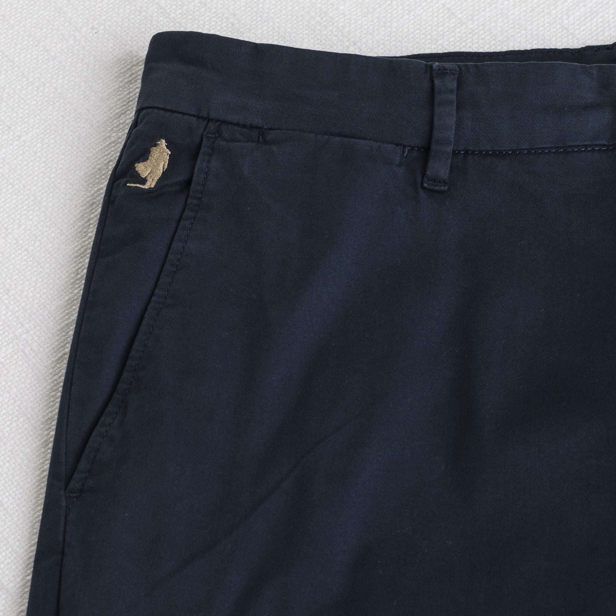 MCS Pantalone chino in gabardina stretch Blu