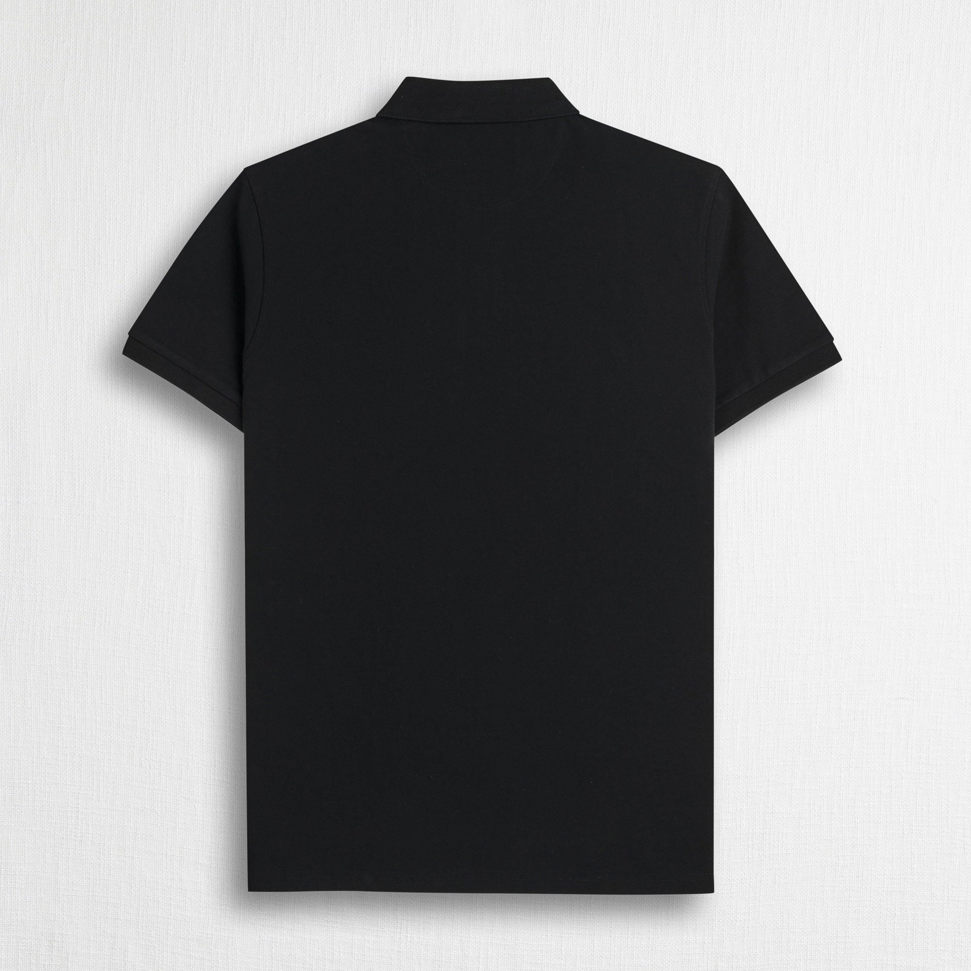 MCS Polo 100% cotone piquet Nero