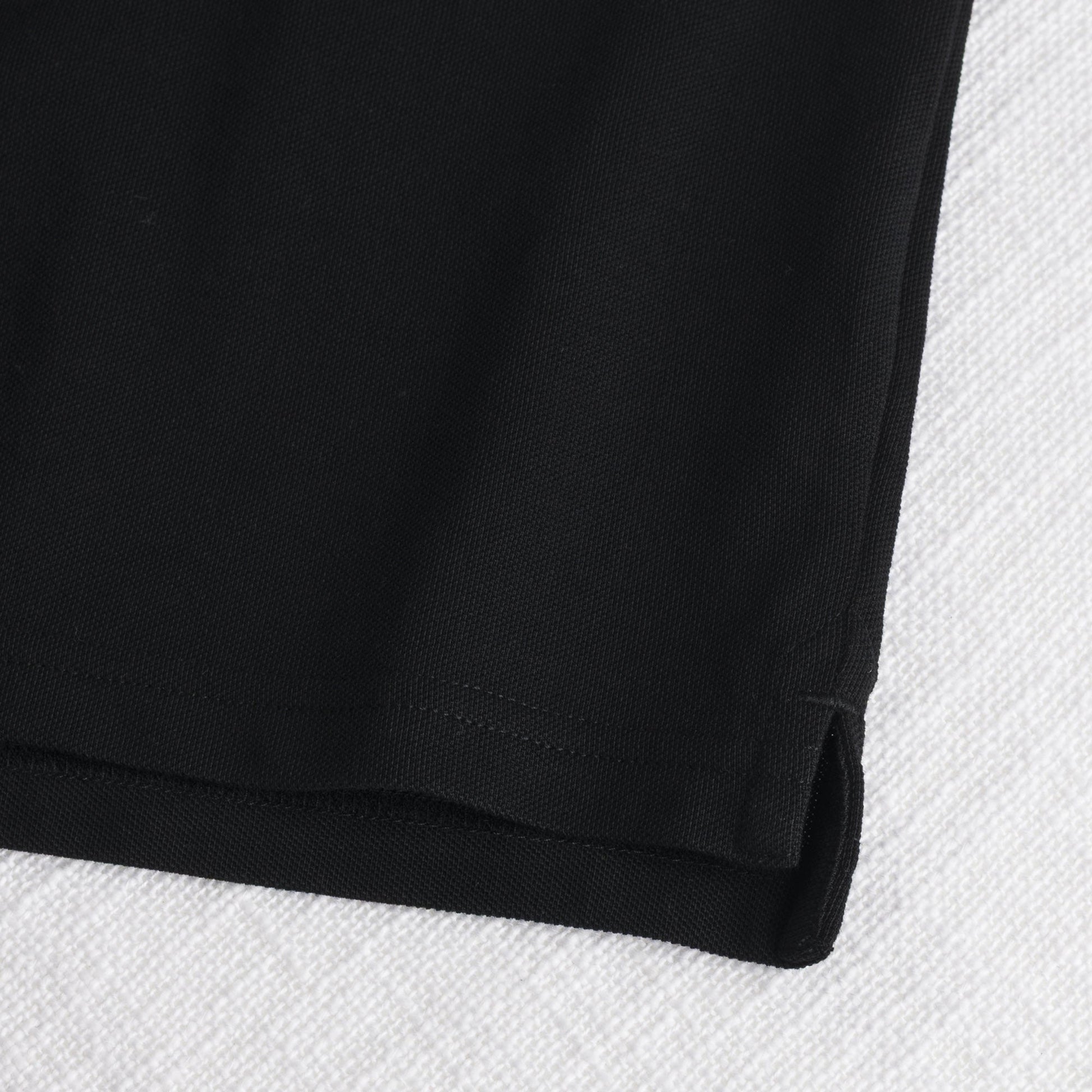 MCS Polo 100% cotone piquet Nero