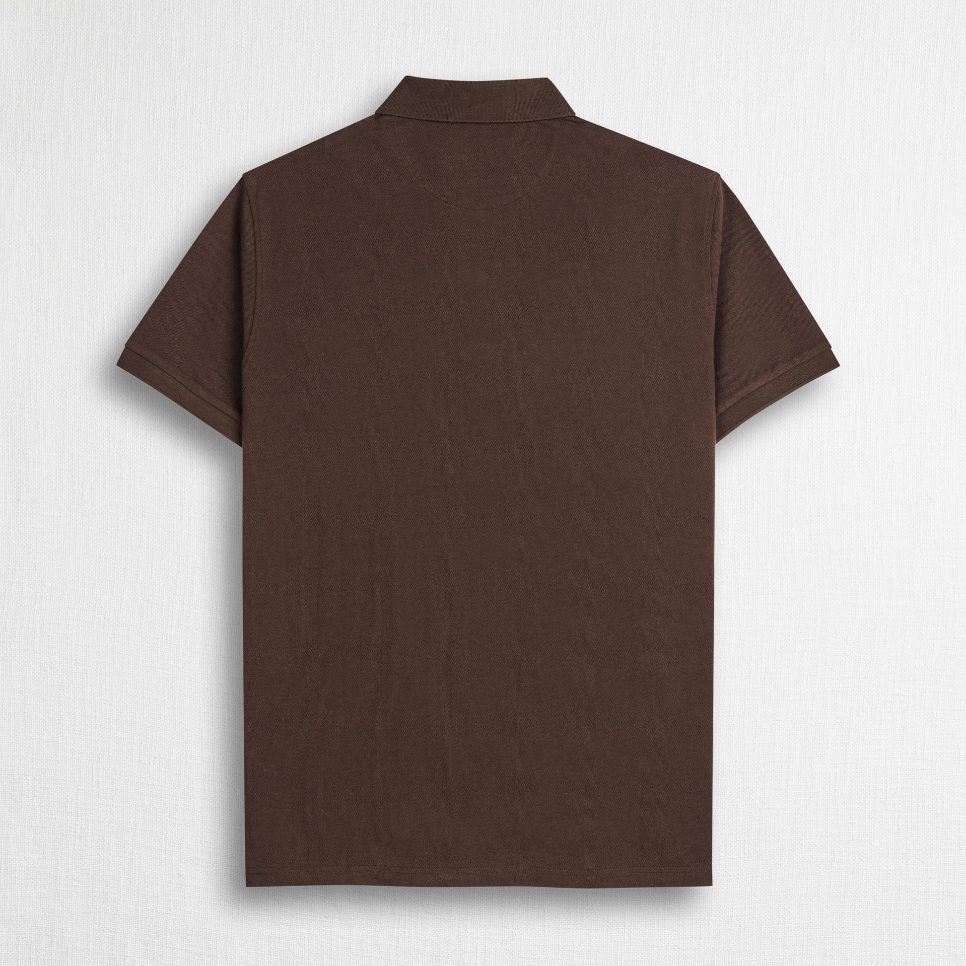 MCS Polo 100% cotone piquet Marrone