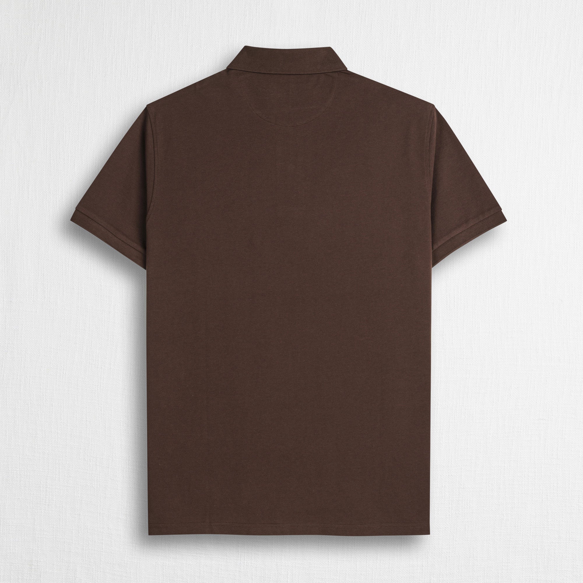 MCS Polo 100% cotone piquet Marrone