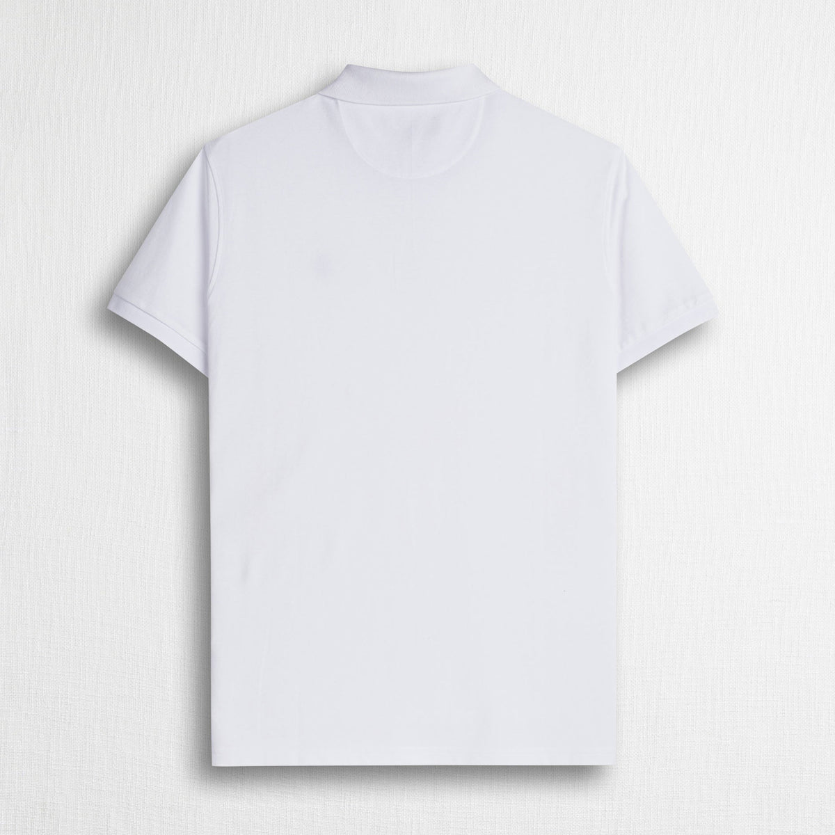 MCS Polo 100% cotone piquet Bianco