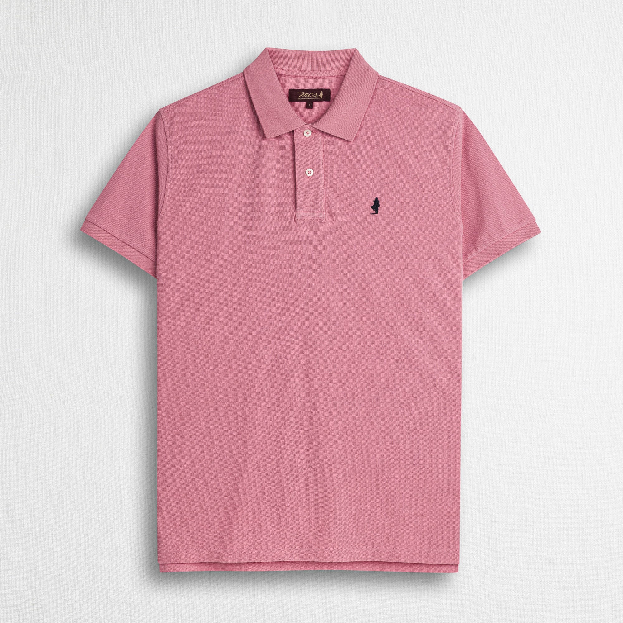 MCS Polo 100% cotone piquet Rosa