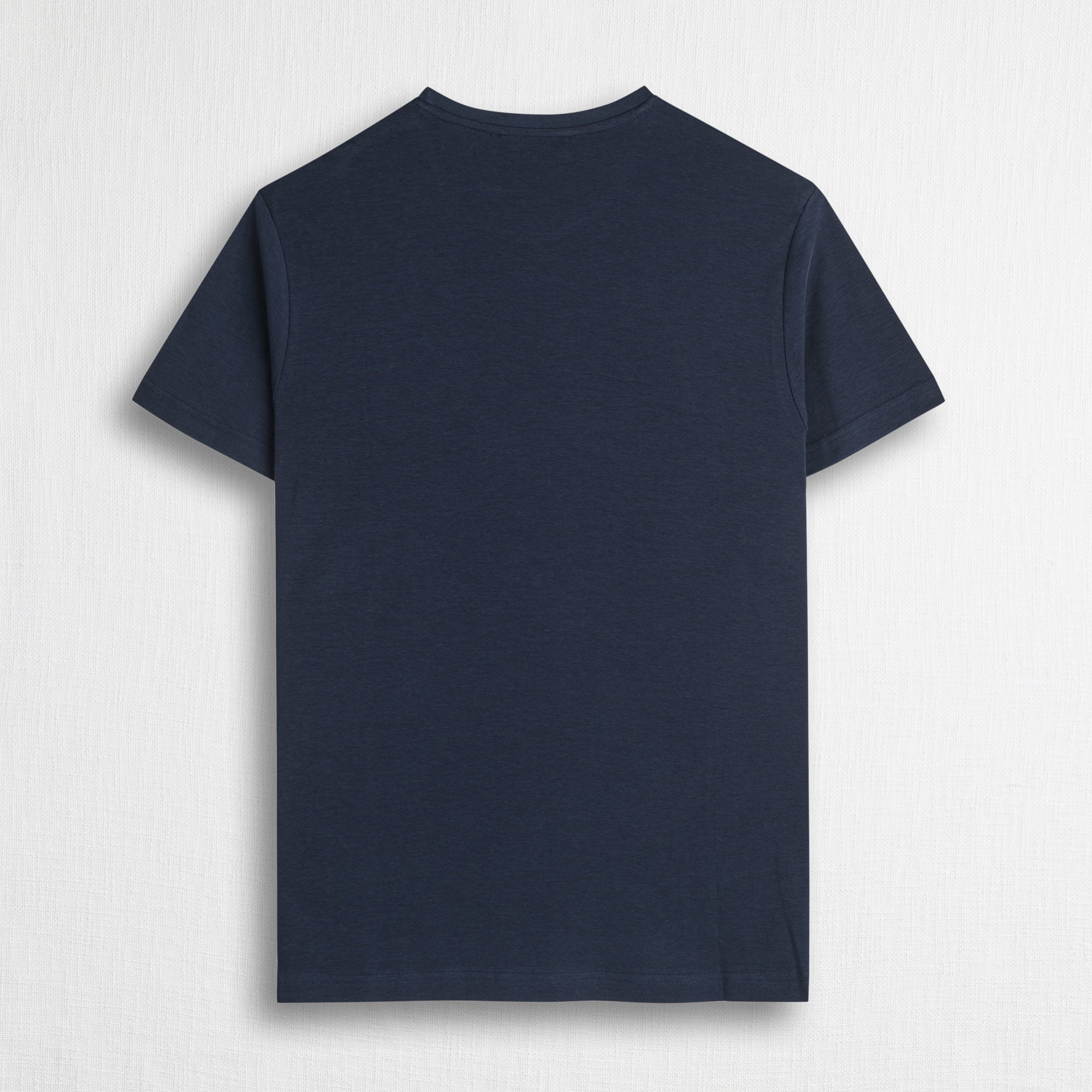 MCS T-Shirt 100% cotone mercerizzato con logo ricamato Blu