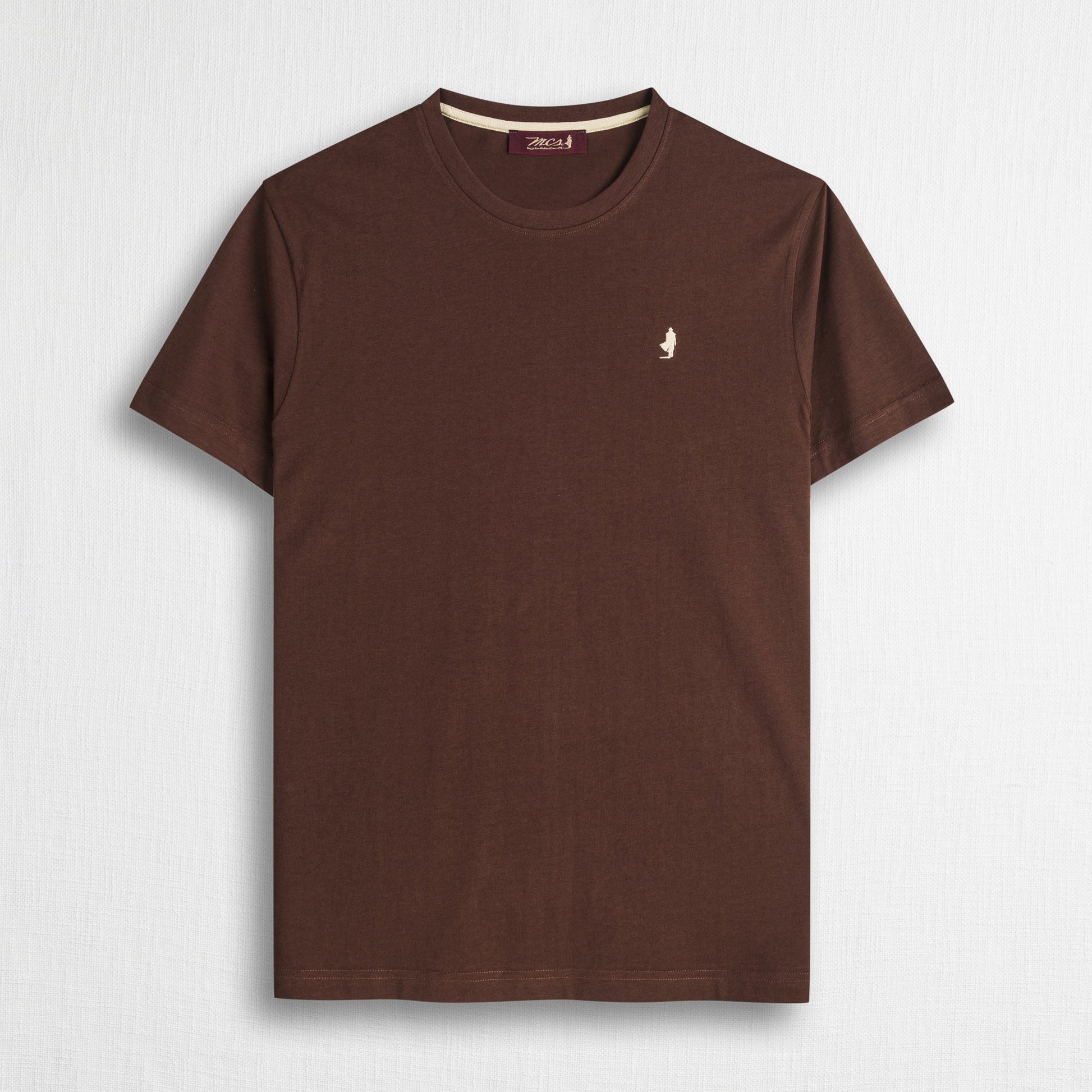 MCS T-Shirt monocromo Marrone