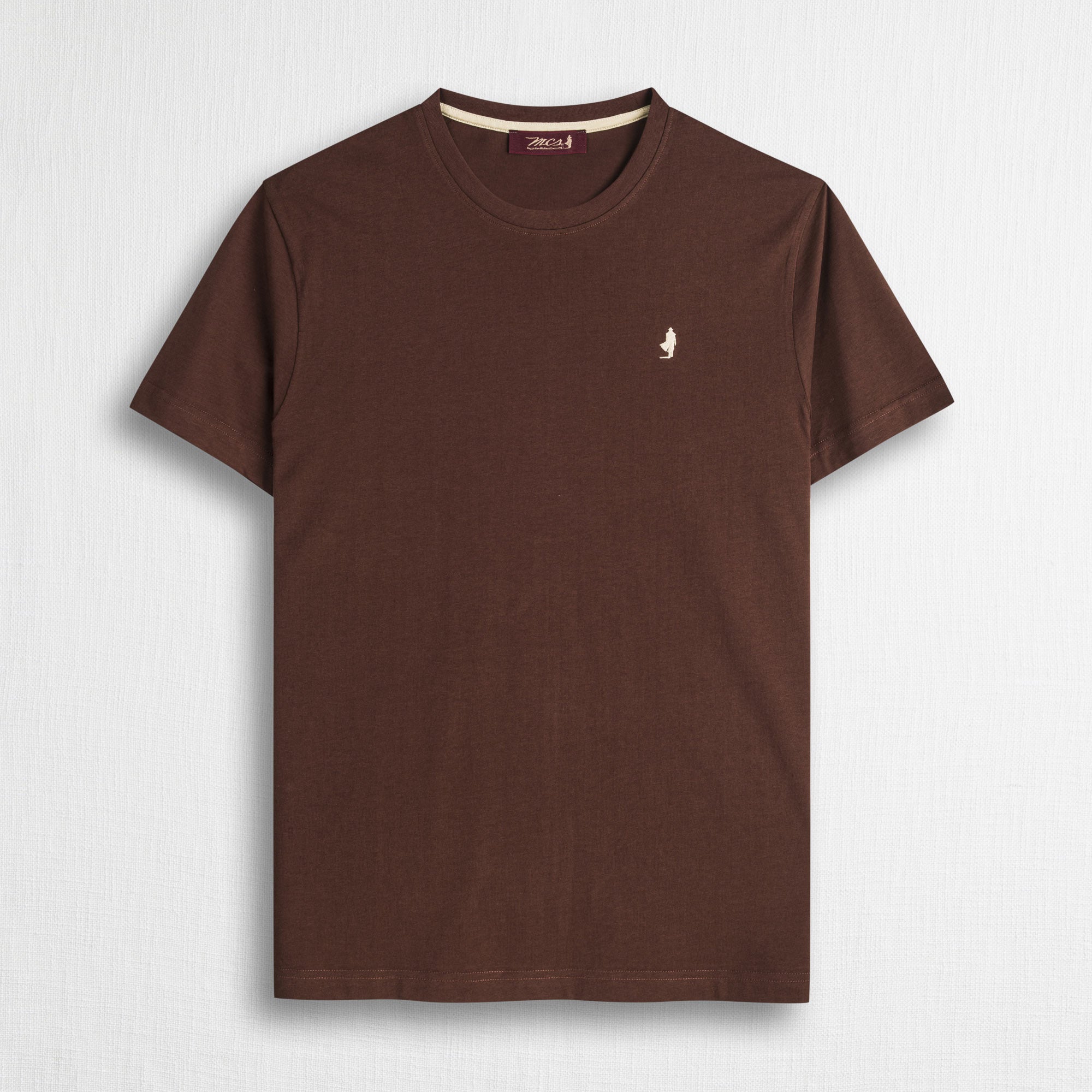 MCS T-Shirt monocromo Marrone