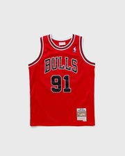 Mitchell & Ness Canotta NBA Chicago Bulls 1997-98 Dennis Rodman #91 Rosso