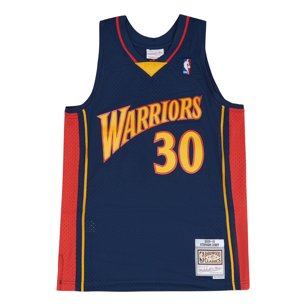 Canotta NBA Golden State Warriors 2009-10 Stephen Curry #30 - Blu Navy