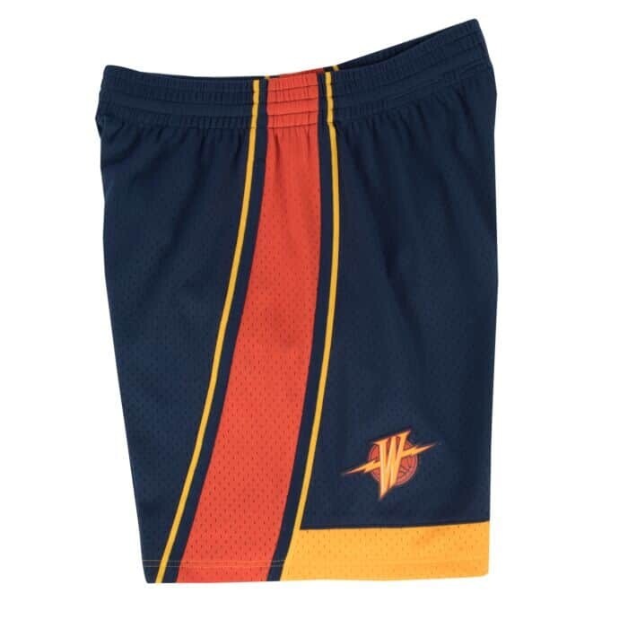 Mitchell & Ness Pantaloncini NBA Golden State Warriors 2009-10 Blu