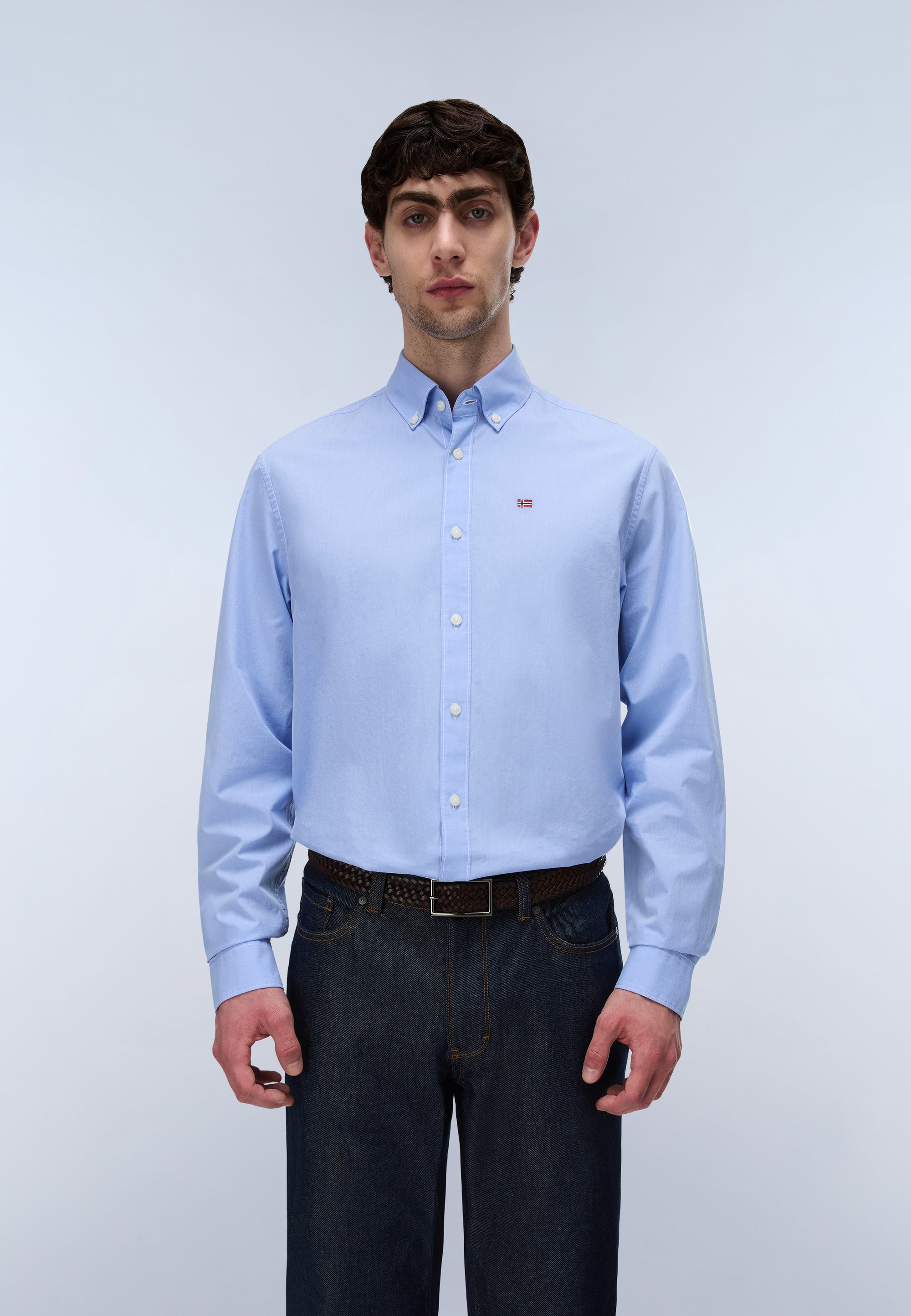 Napapijri Camicia G-Terra Azzurra Blu