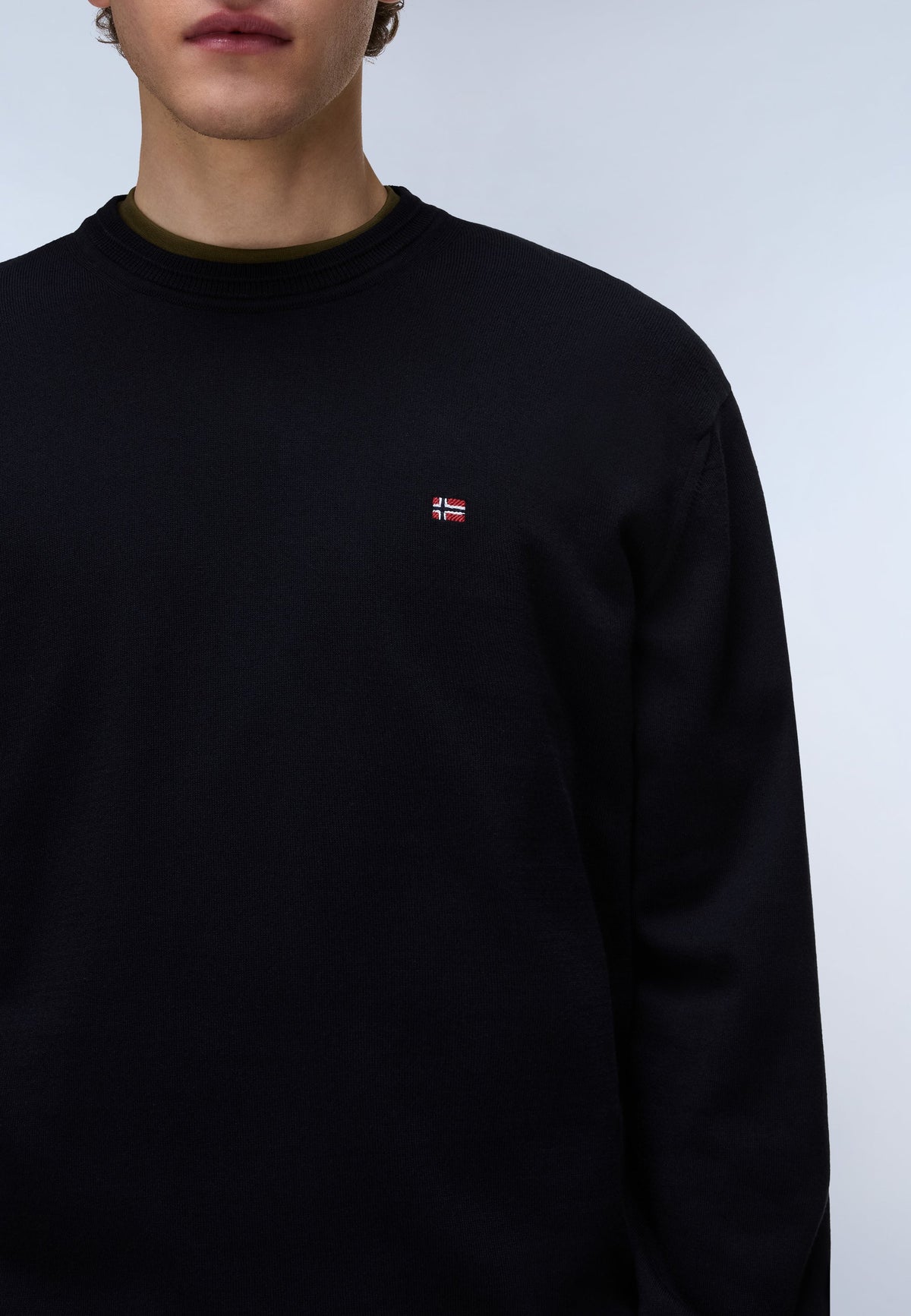 Napapijri Maglia a Manica Lunga Salis Nero