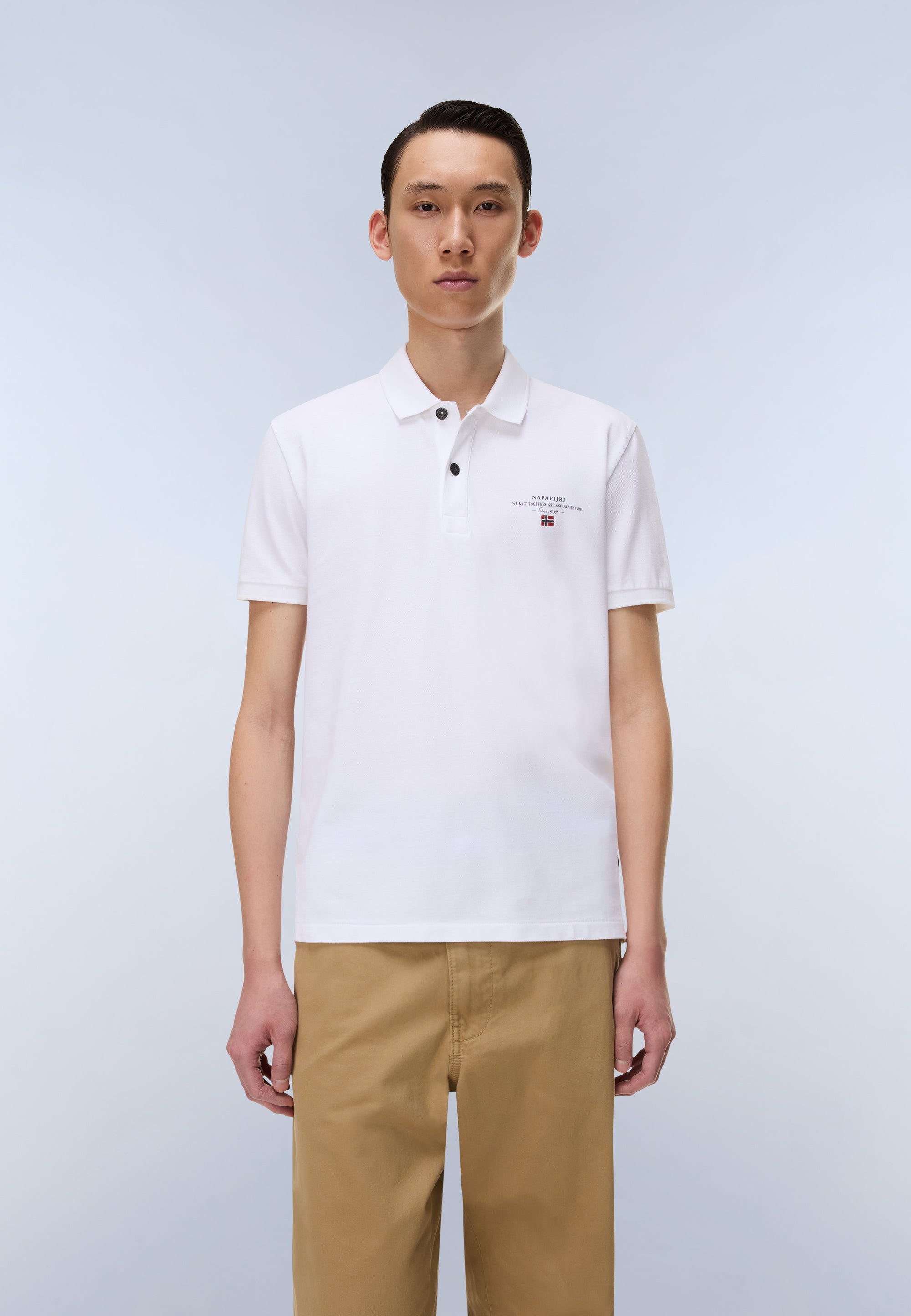 Napapijri Polo Elbas Bianco