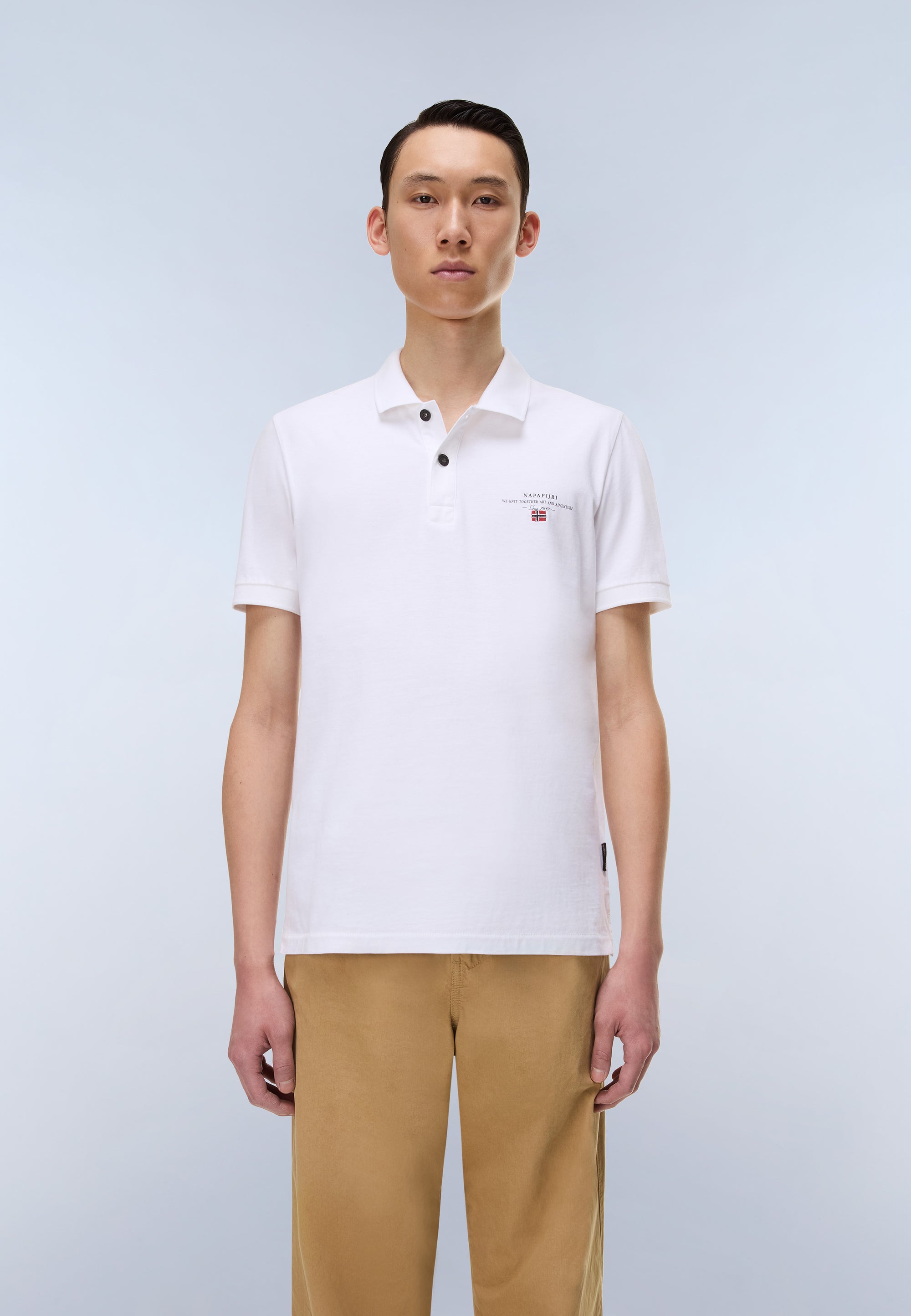 Napapijri Polo Elbas Jersey Bianco