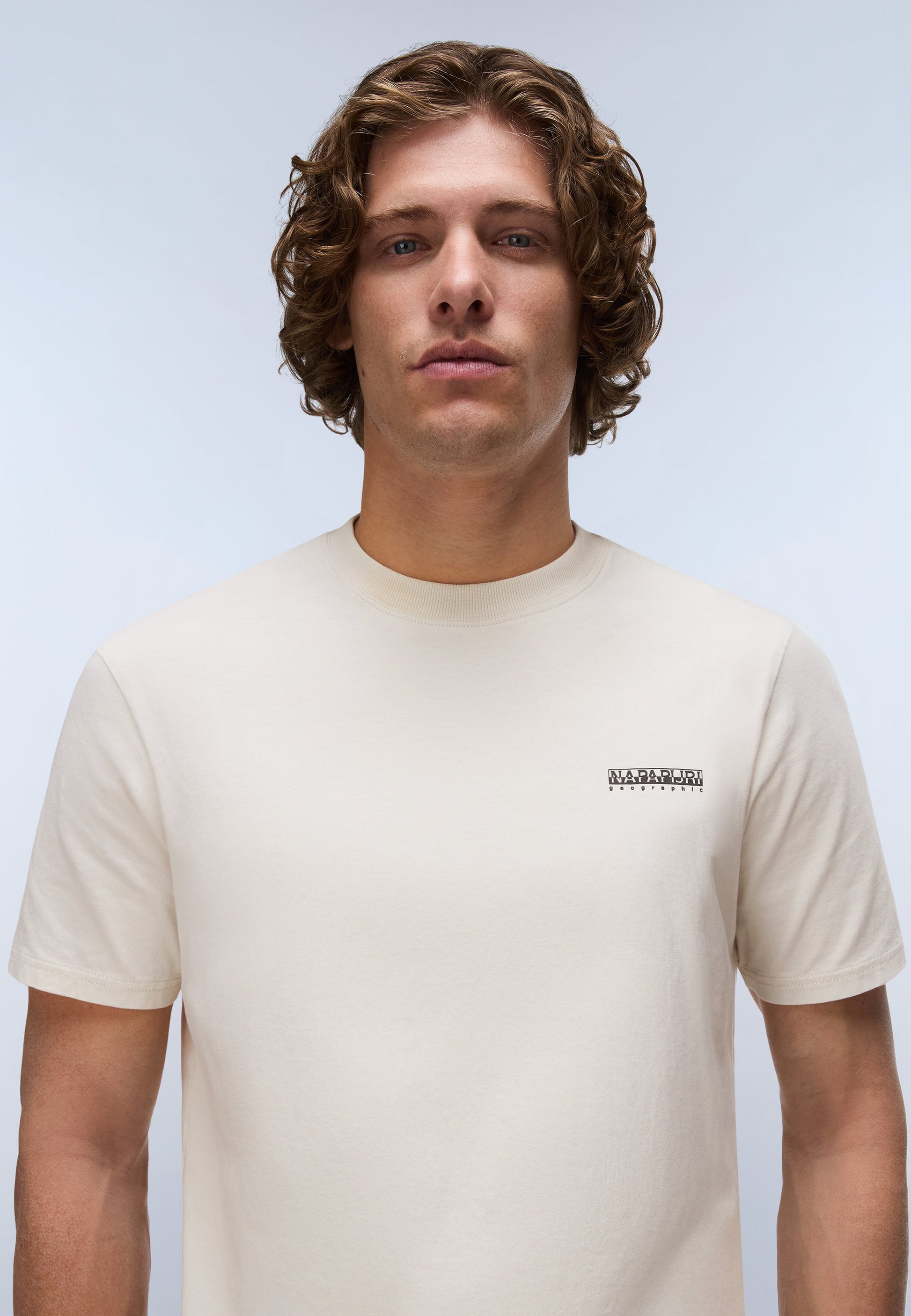 Napapijri T-Shirt Back Graphic Beige