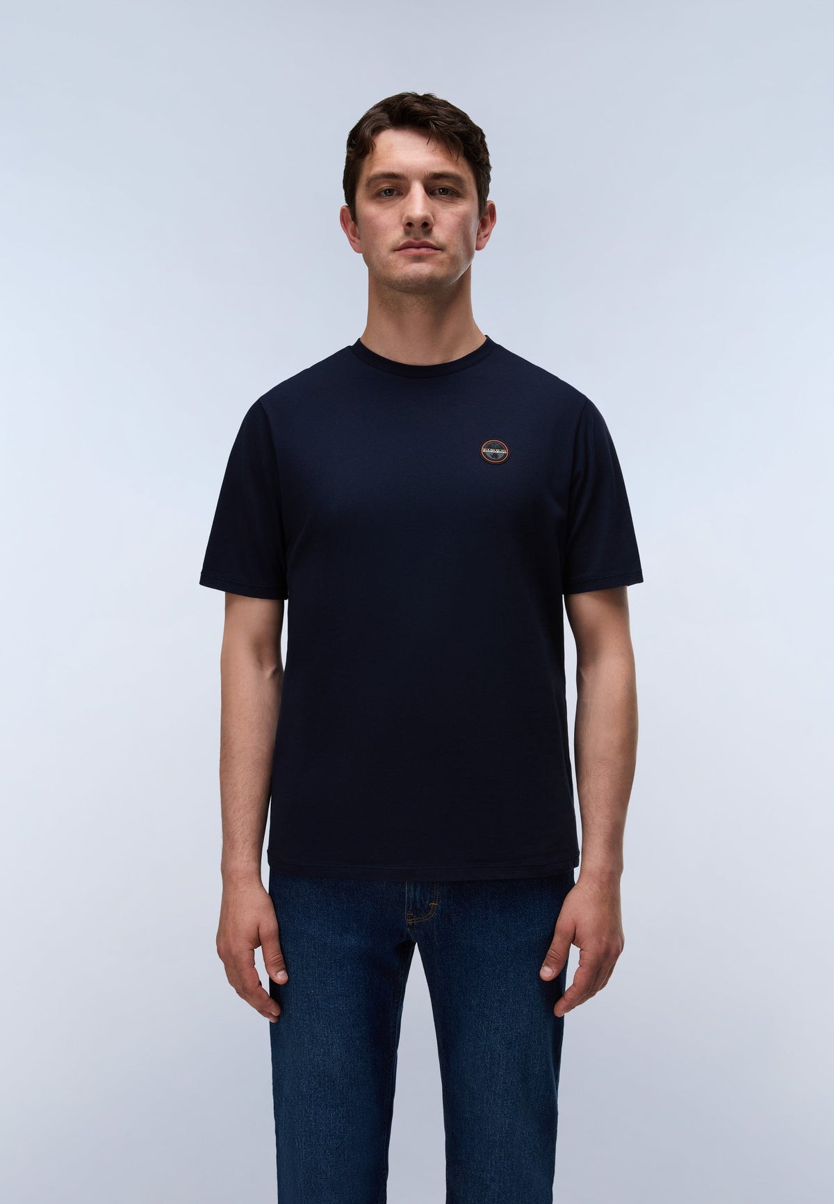 Napapijri T-Shirt Badge Blu
