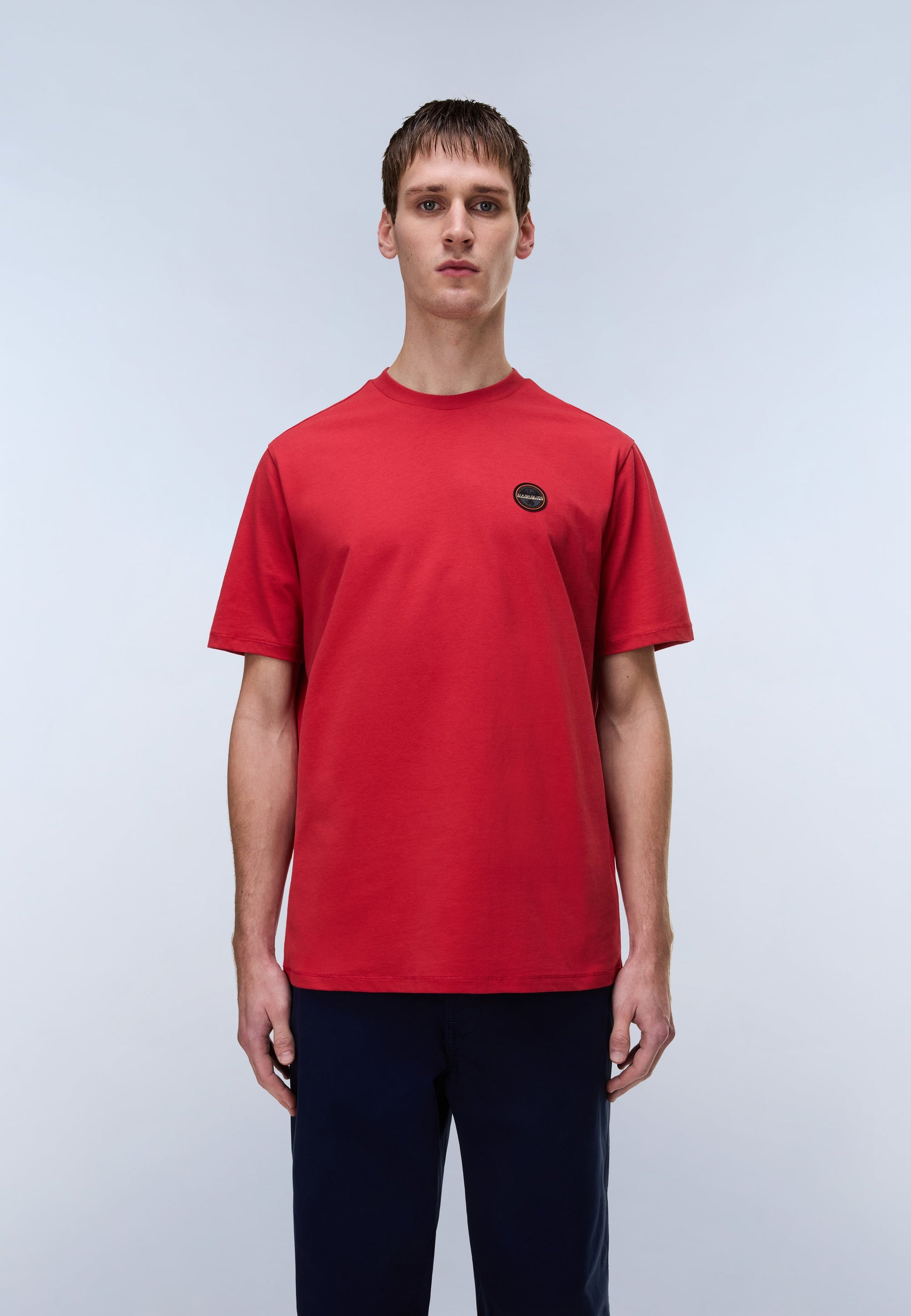 Napapijri T-Shirt Box Logo Rosso