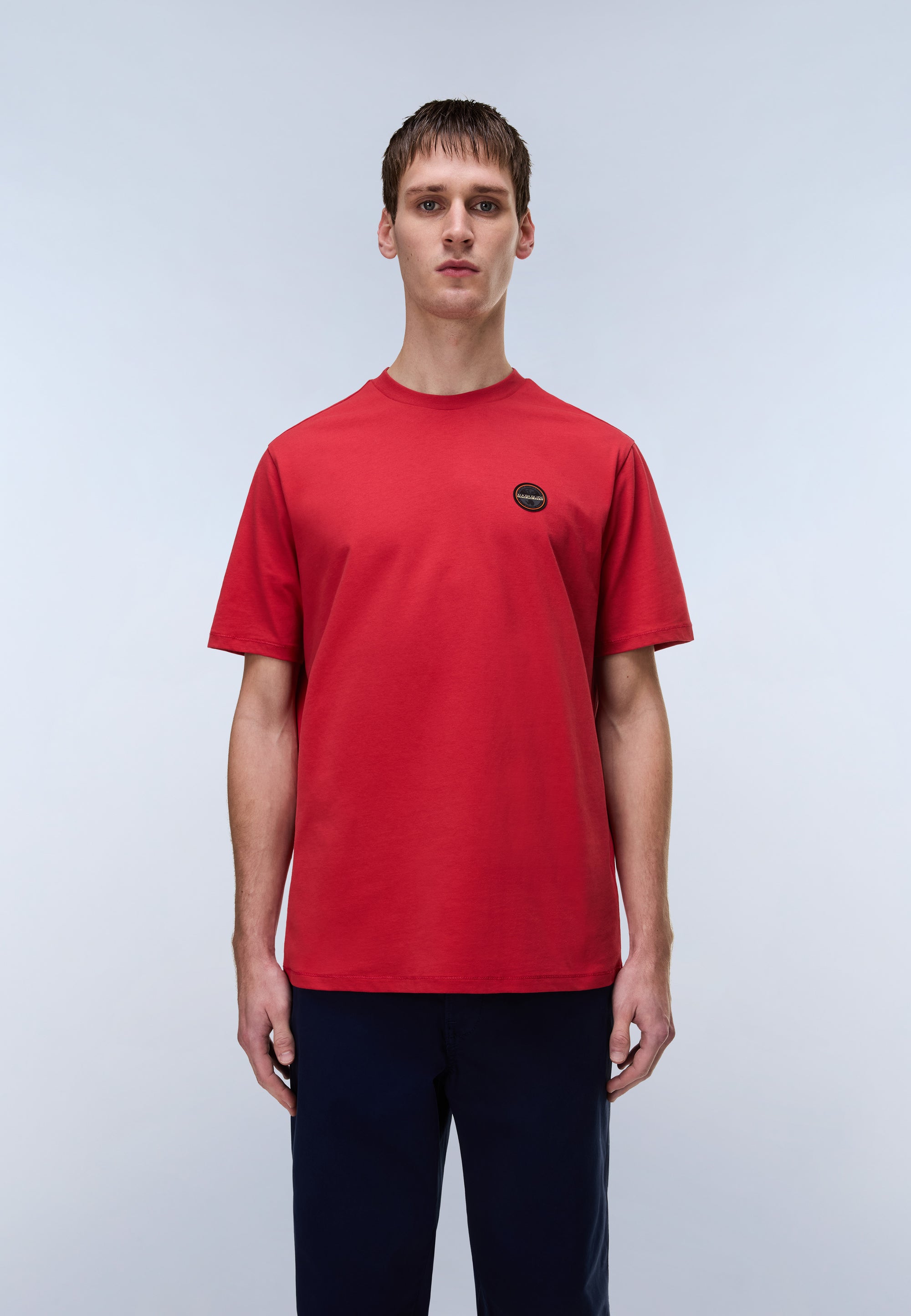 Napapijri T-Shirt Box Logo Rosso