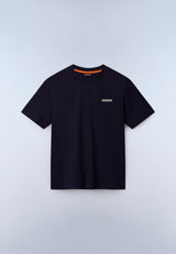 T-Shirt Relaxed Small Box Logo - Blu Marine