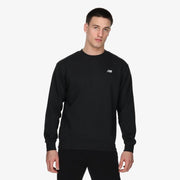 New Balance Felpa Sport Essentials French Terry Crew Nero