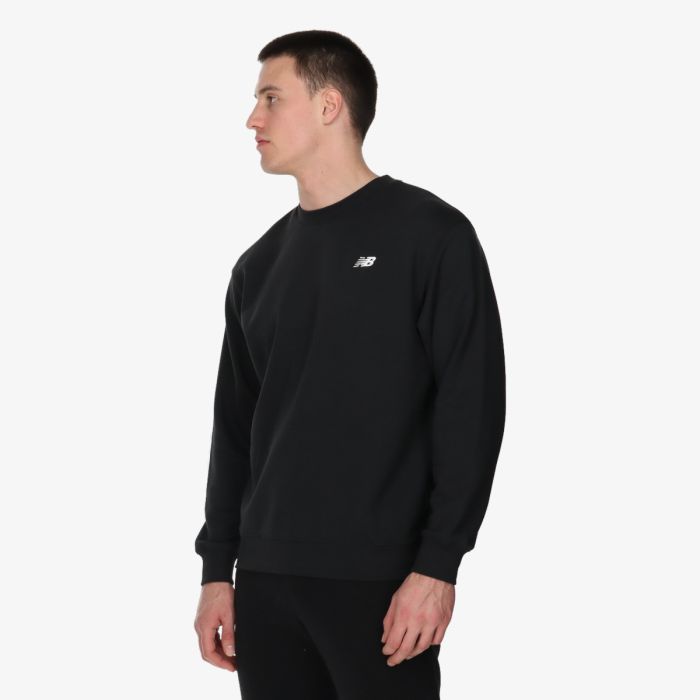 New Balance Felpa Sport Essentials French Terry Crew Nero