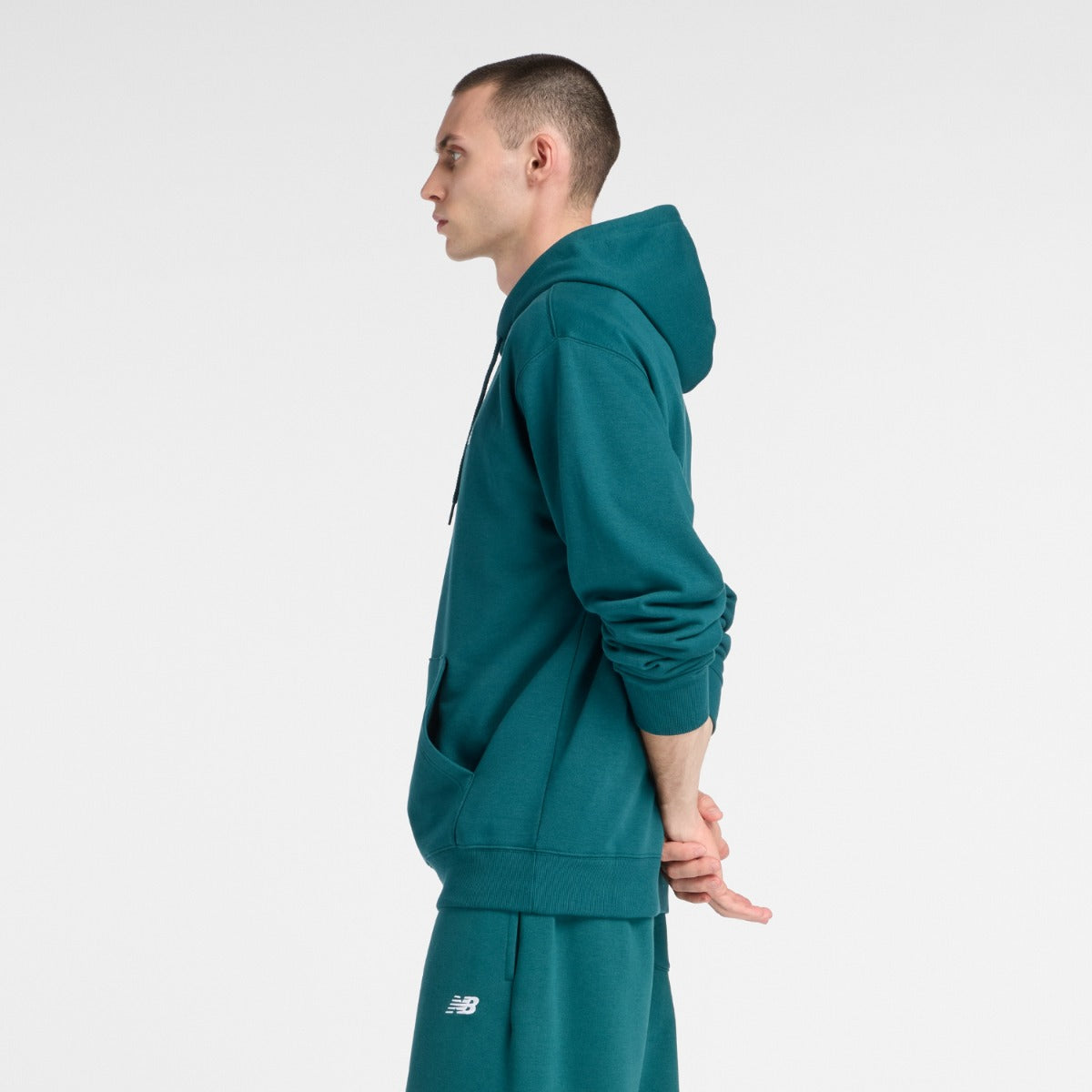 New Balance Felpa Sport Essentials French Terry Hoodie Verde